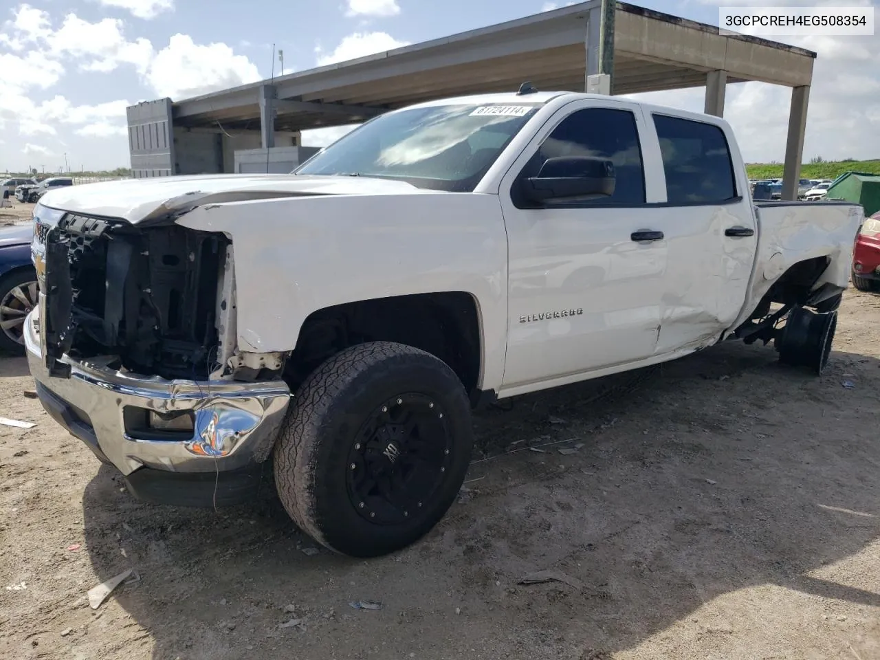 2014 Chevrolet Silverado C1500 Lt VIN: 3GCPCREH4EG508354 Lot: 61724114