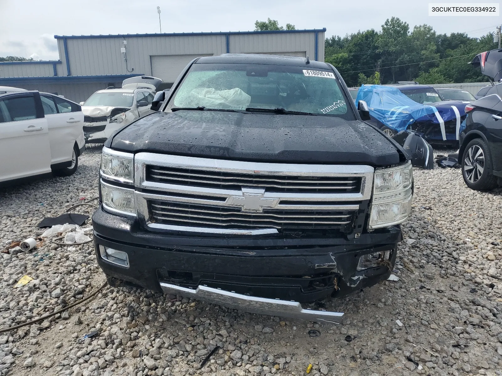 2014 Chevrolet Silverado K1500 High Country VIN: 3GCUKTEC0EG334922 Lot: 61809514