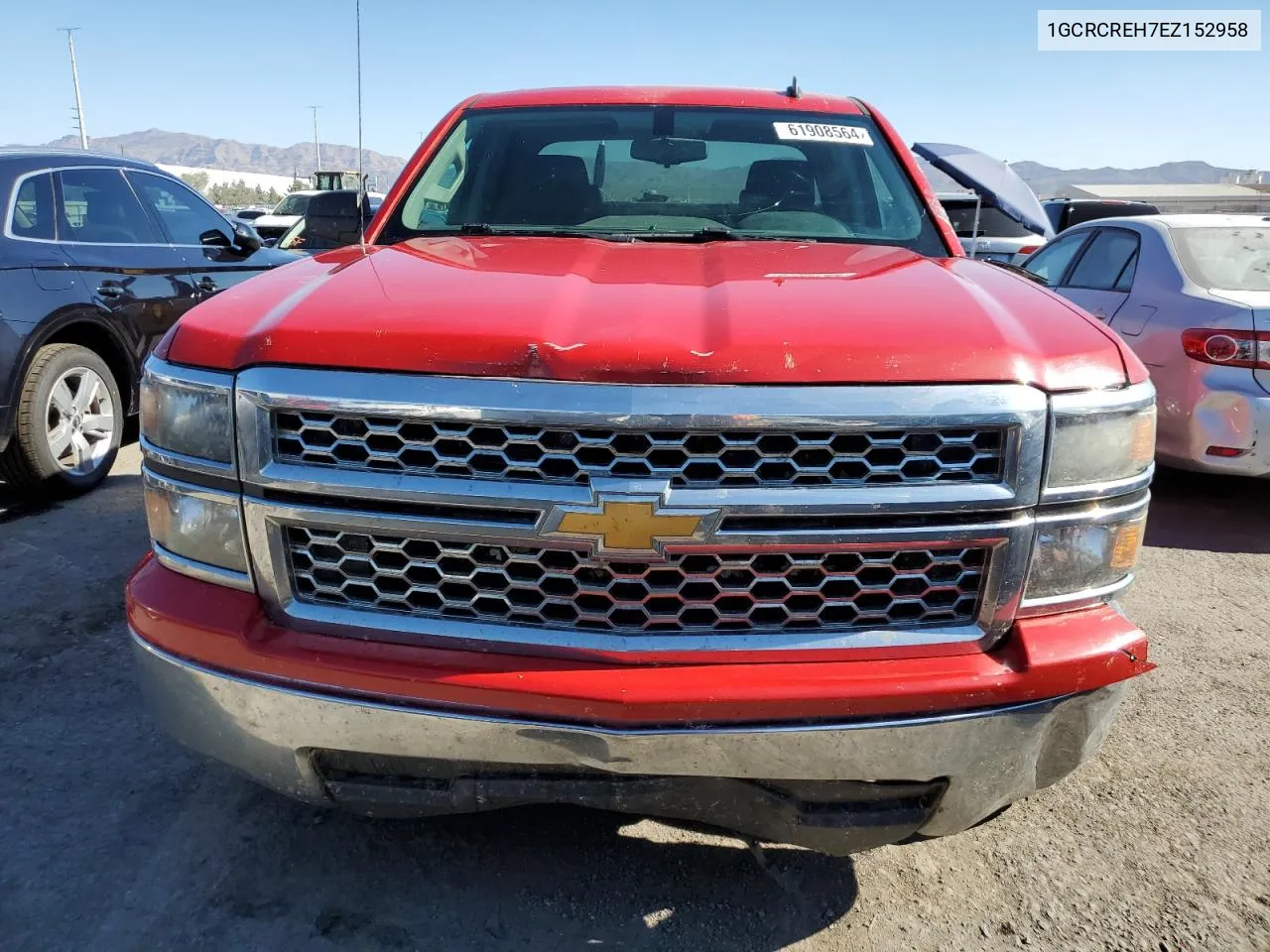 2014 Chevrolet Silverado C1500 Lt VIN: 1GCRCREH7EZ152958 Lot: 61908564