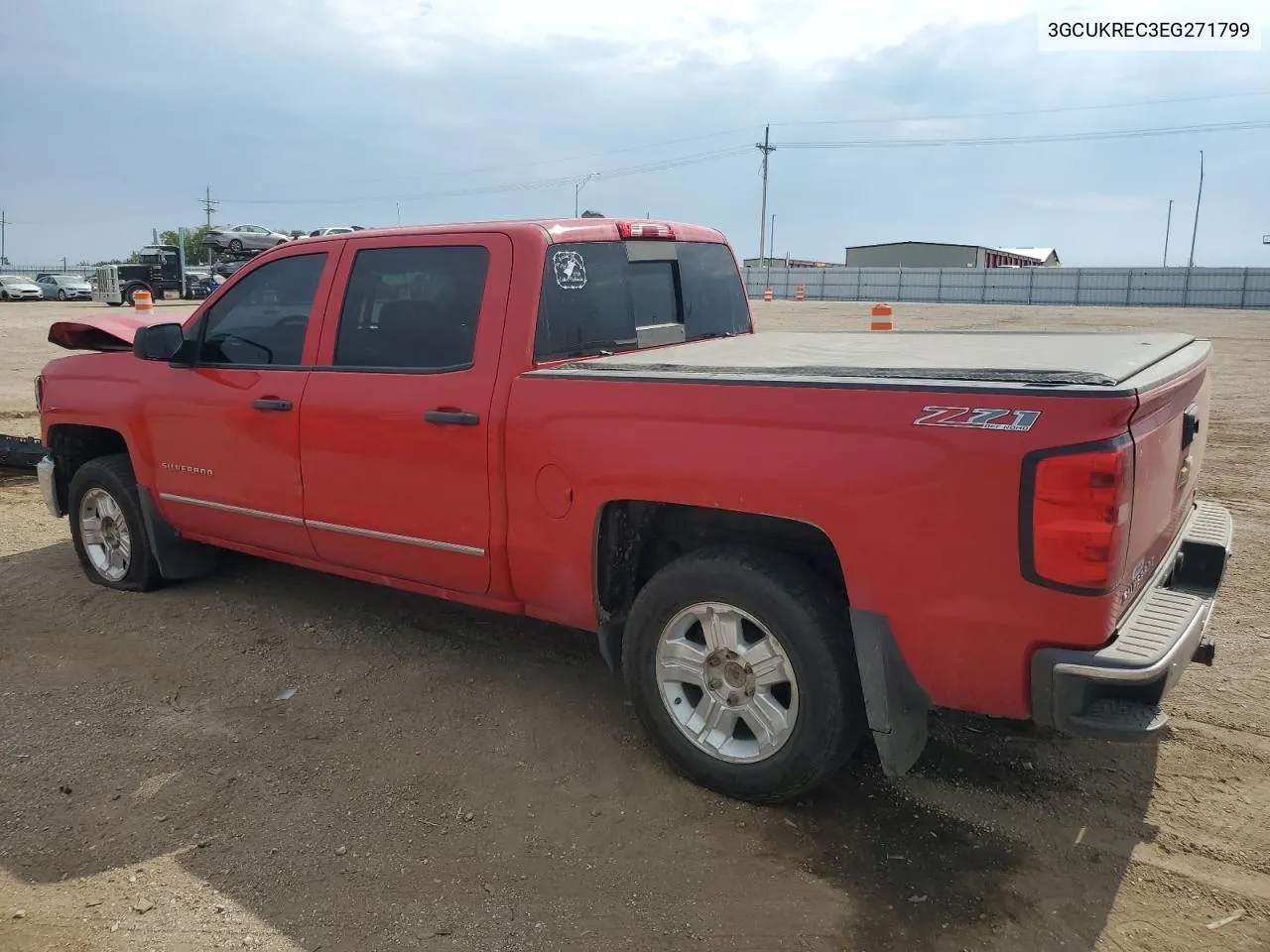 2014 Chevrolet Silverado K1500 Lt VIN: 3GCUKREC3EG271799 Lot: 62005234