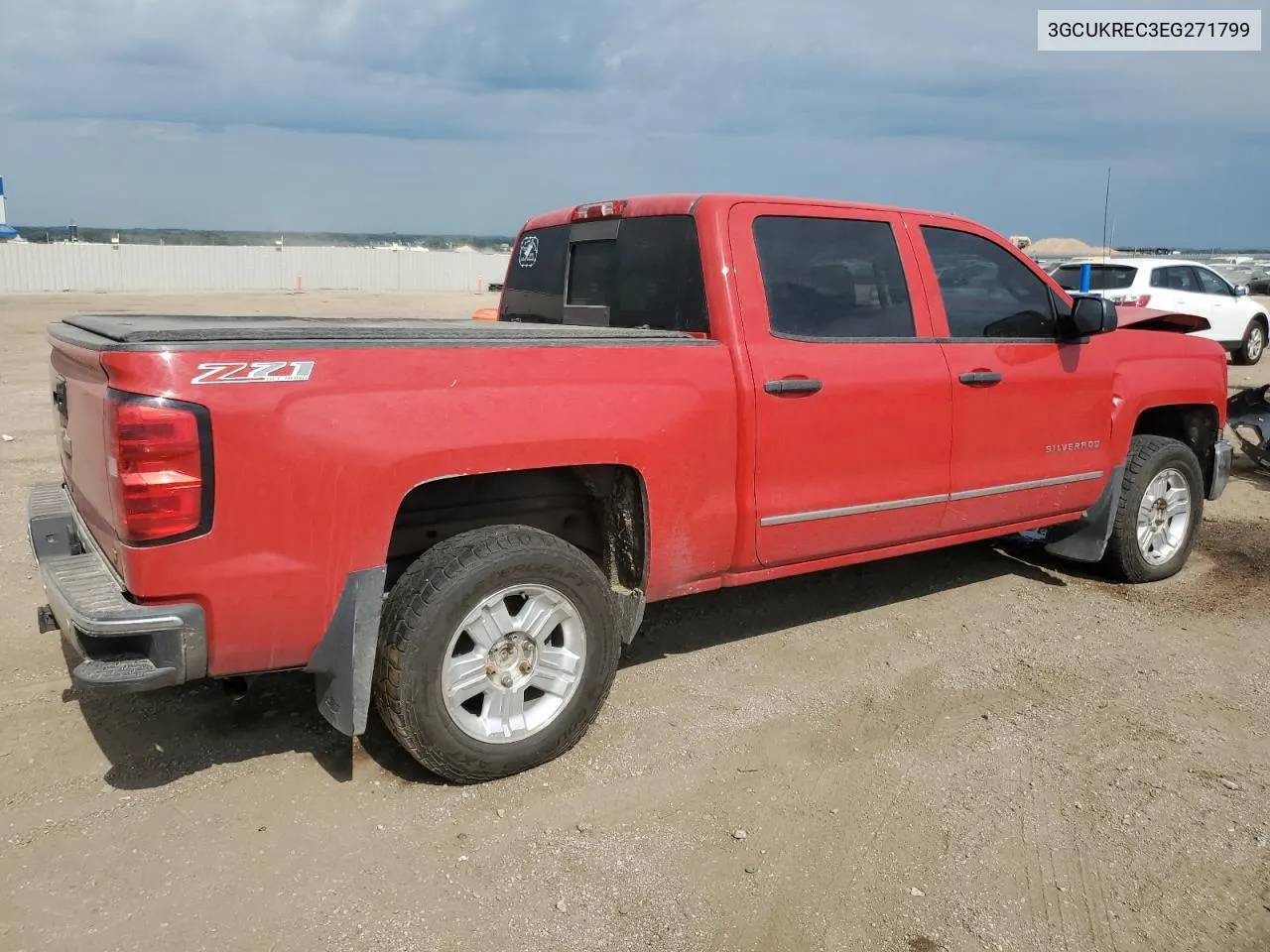 2014 Chevrolet Silverado K1500 Lt VIN: 3GCUKREC3EG271799 Lot: 62005234