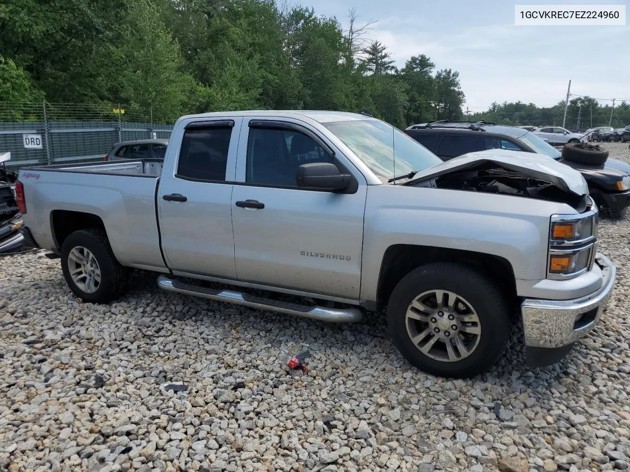 2014 Chevrolet Silverado K1500 Lt VIN: 1GCVKREC7EZ224960 Lot: 62096344