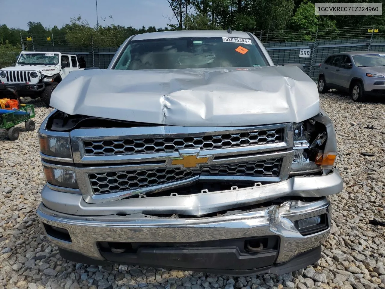 2014 Chevrolet Silverado K1500 Lt VIN: 1GCVKREC7EZ224960 Lot: 62096344