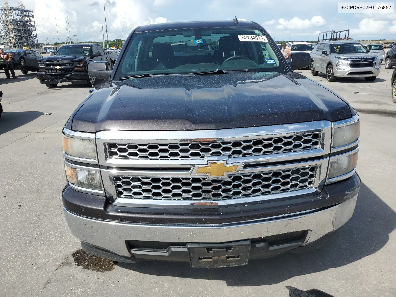 2014 Chevrolet Silverado C1500 Lt VIN: 3GCPCREC7EG176852 Lot: 62234014