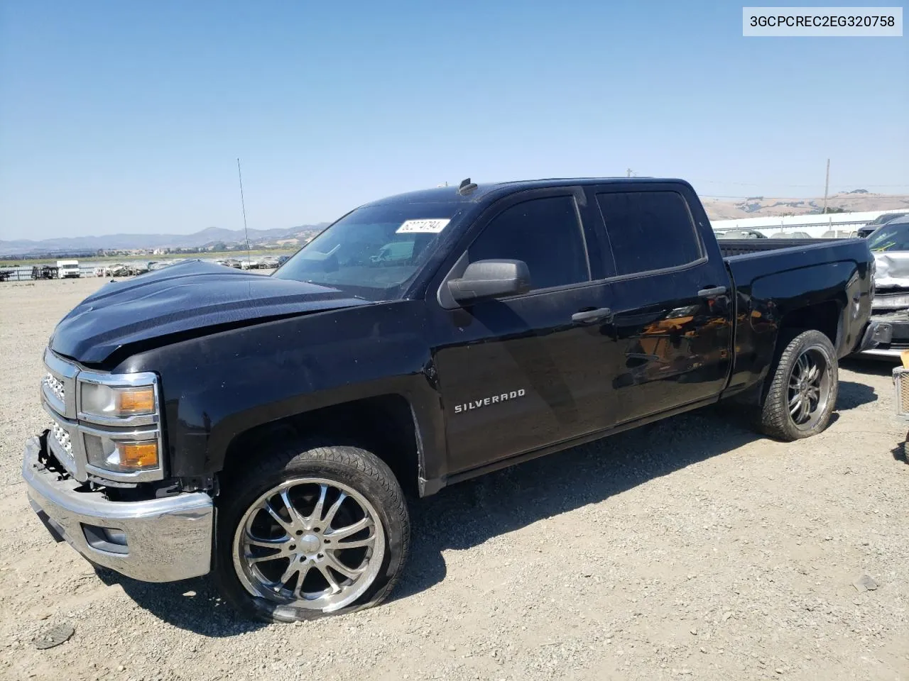 2014 Chevrolet Silverado C1500 Lt VIN: 3GCPCREC2EG320758 Lot: 62274794