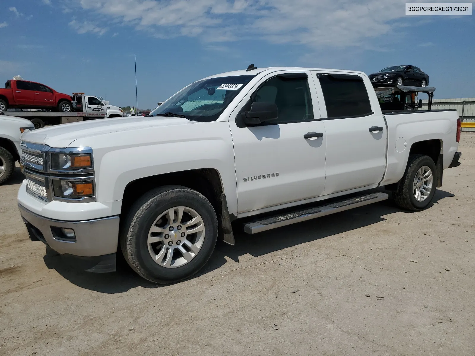 2014 Chevrolet Silverado C1500 Lt VIN: 3GCPCRECXEG173931 Lot: 62443374