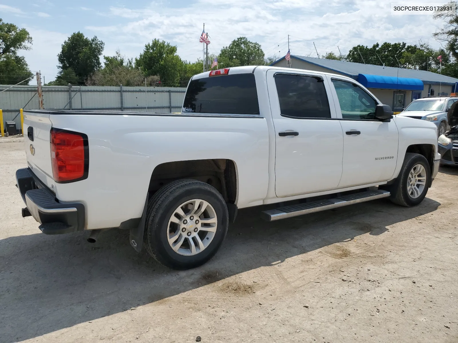 2014 Chevrolet Silverado C1500 Lt VIN: 3GCPCRECXEG173931 Lot: 62443374