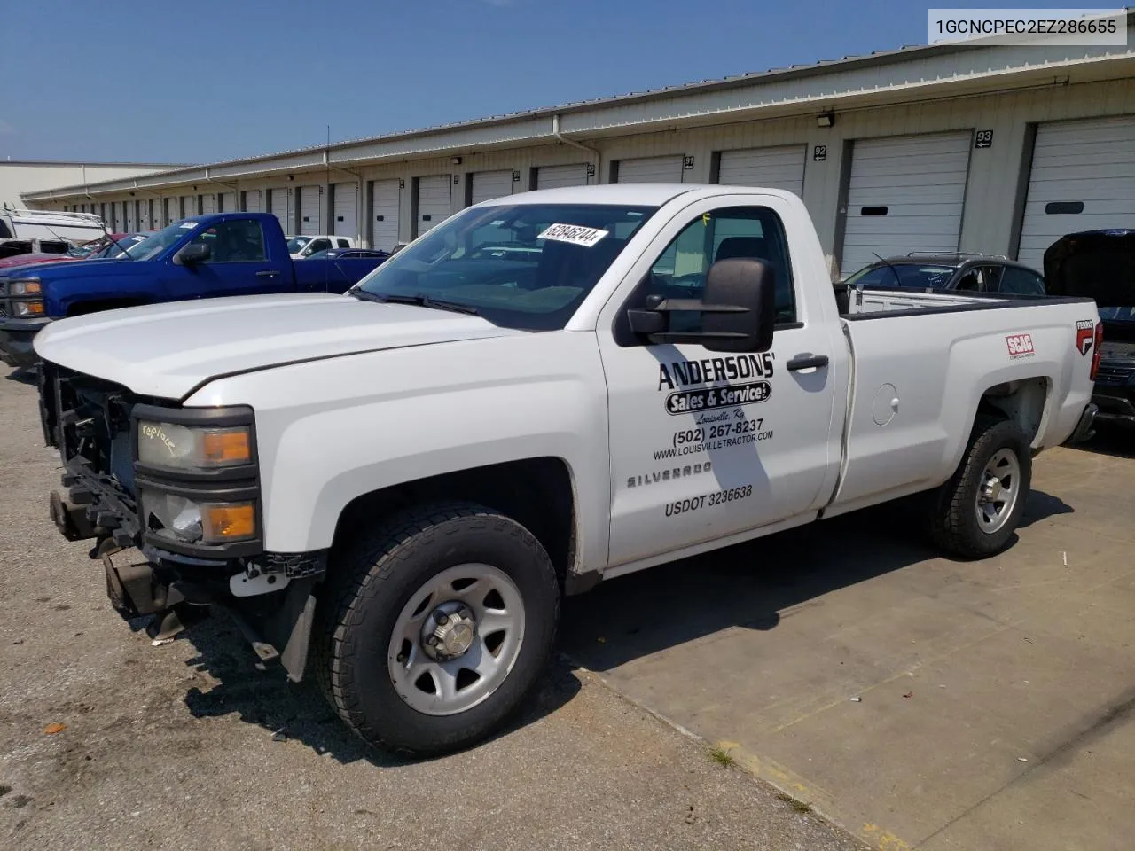 2014 Chevrolet Silverado C1500 VIN: 1GCNCPEC2EZ286655 Lot: 62846244