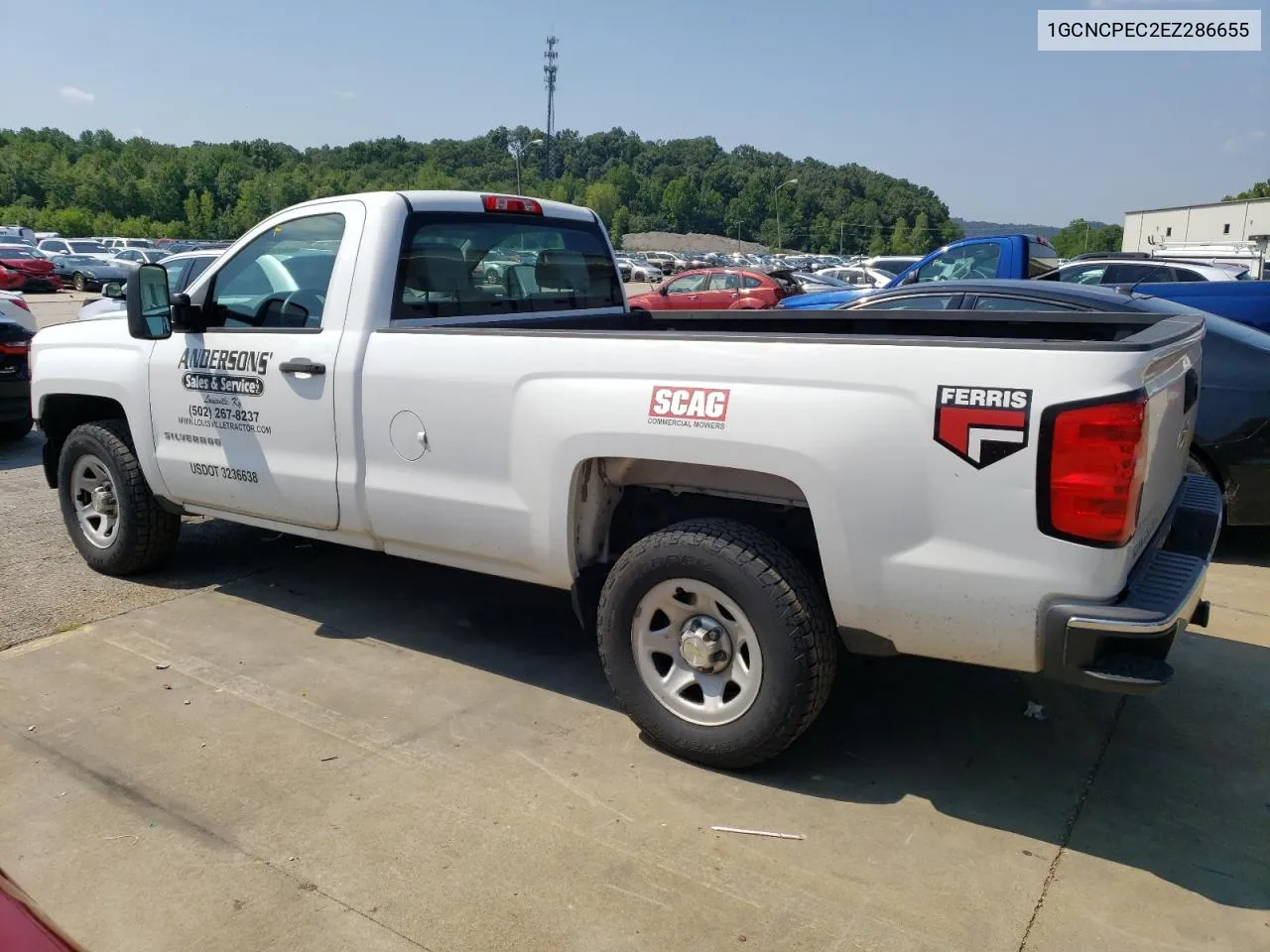 2014 Chevrolet Silverado C1500 VIN: 1GCNCPEC2EZ286655 Lot: 62846244