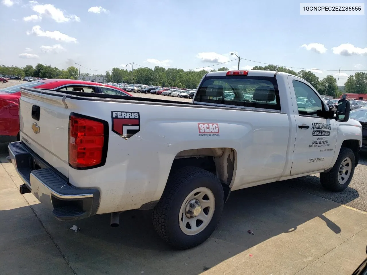 2014 Chevrolet Silverado C1500 VIN: 1GCNCPEC2EZ286655 Lot: 62846244