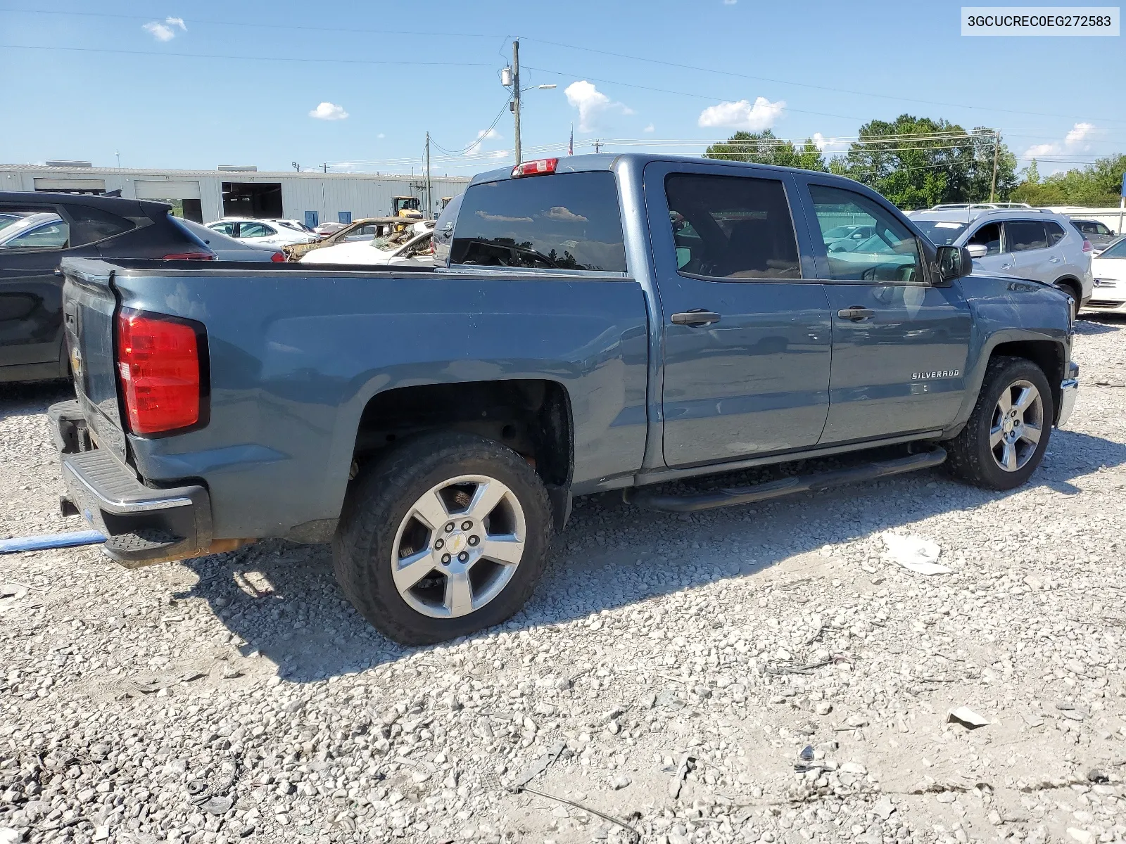 2014 Chevrolet Silverado C1500 Lt VIN: 3GCUCREC0EG272583 Lot: 62927624