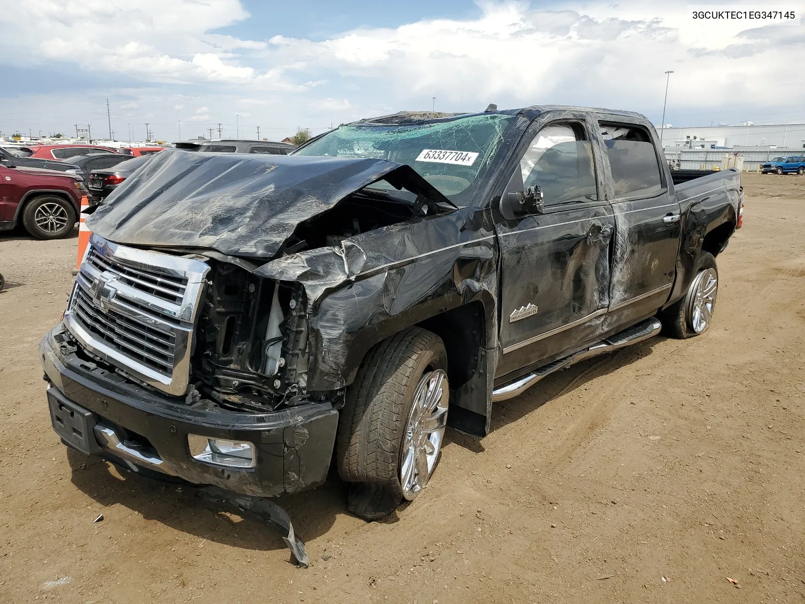 3GCUKTEC1EG347145 2014 Chevrolet Silverado K1500 High Country