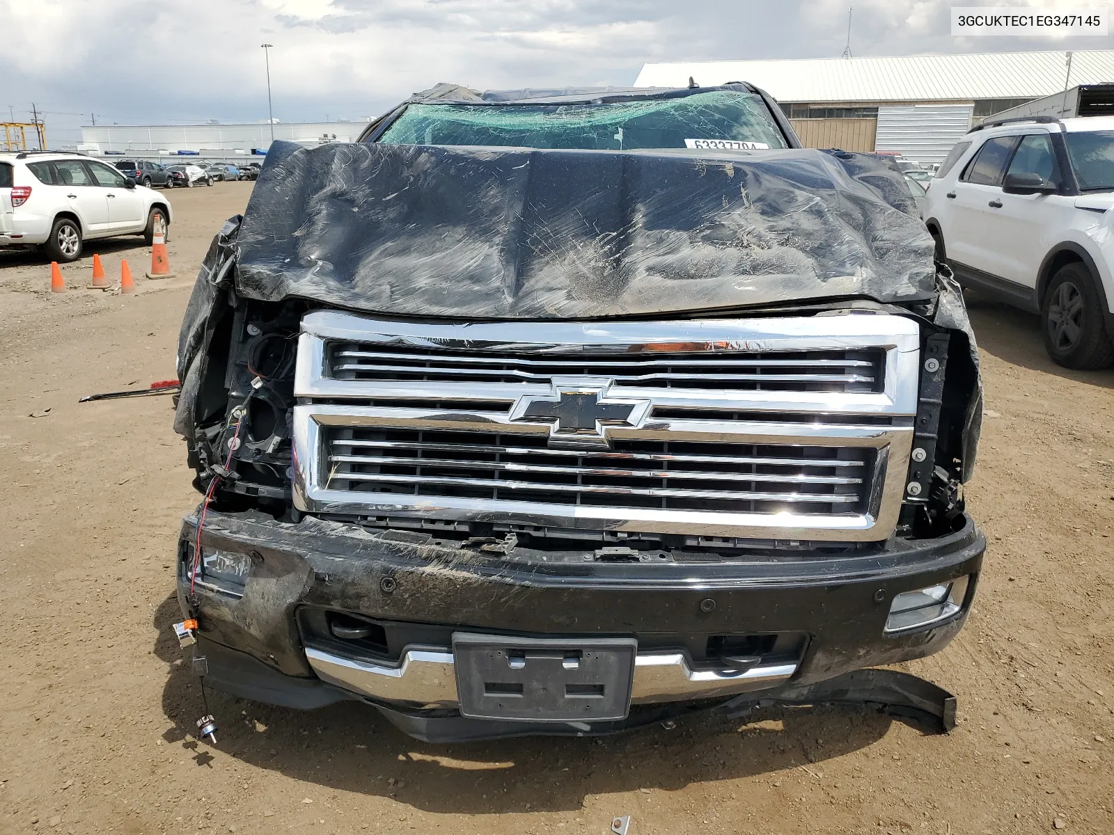 3GCUKTEC1EG347145 2014 Chevrolet Silverado K1500 High Country