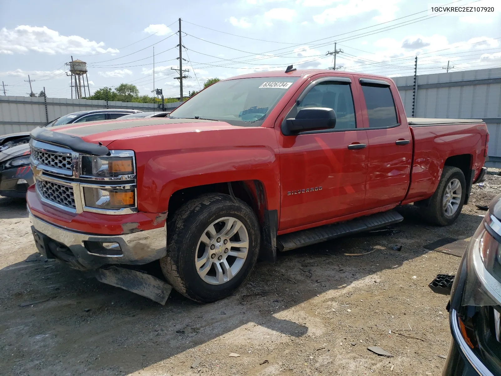 1GCVKREC2EZ107920 2014 Chevrolet Silverado K1500 Lt