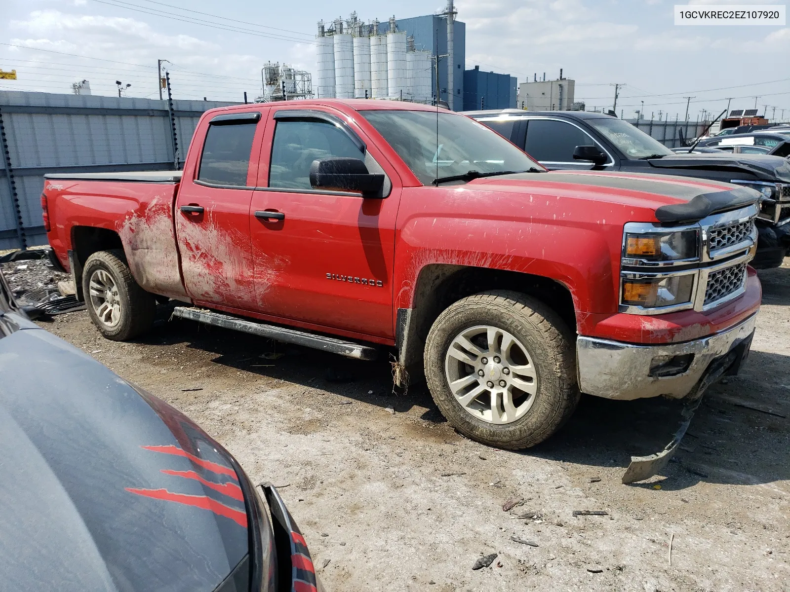 1GCVKREC2EZ107920 2014 Chevrolet Silverado K1500 Lt