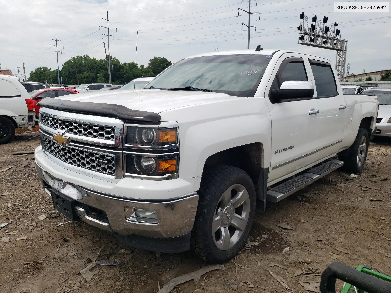 2014 Chevrolet Silverado K1500 Ltz VIN: 3GCUKSEC6EG325992 Lot: 63459484