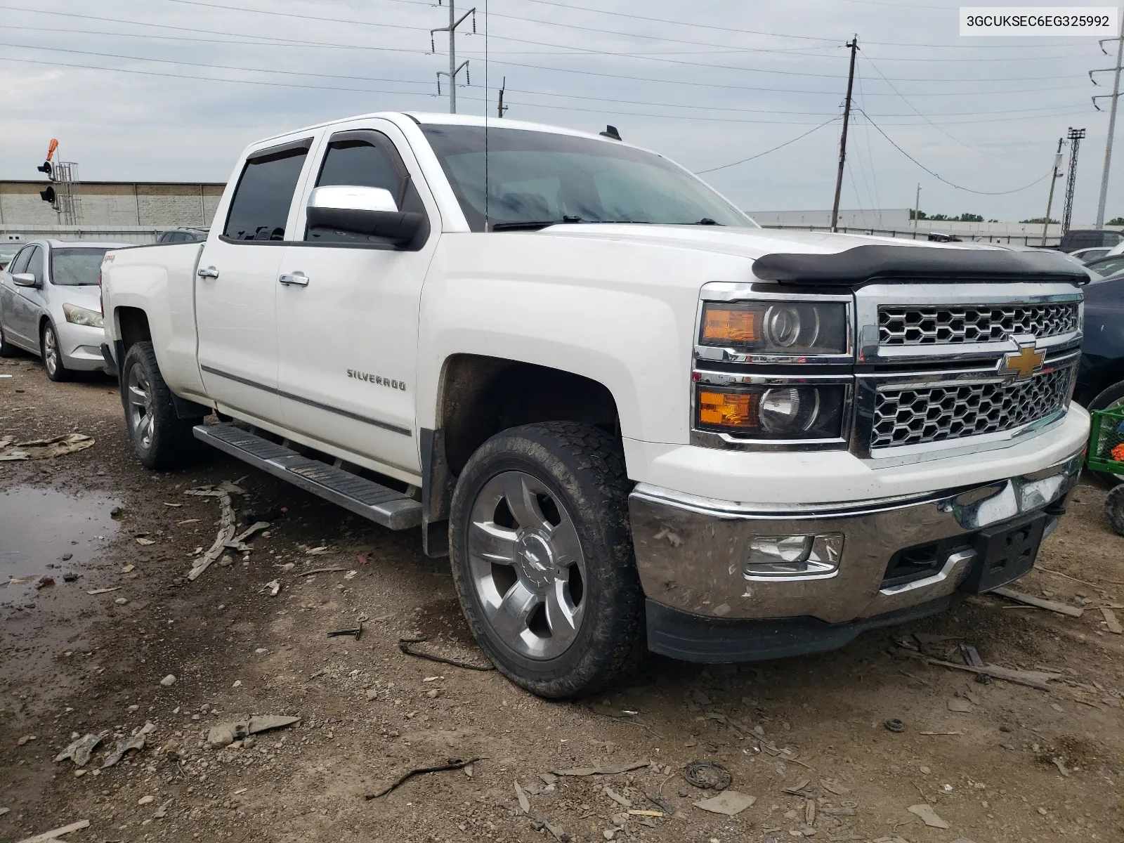 2014 Chevrolet Silverado K1500 Ltz VIN: 3GCUKSEC6EG325992 Lot: 63459484