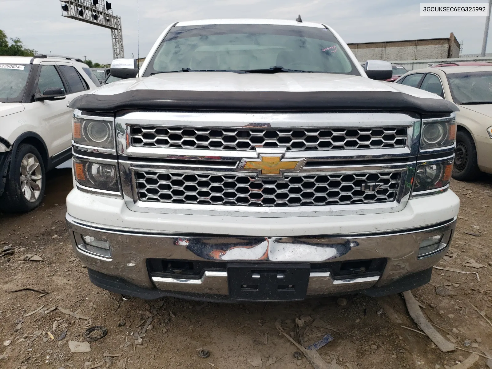 2014 Chevrolet Silverado K1500 Ltz VIN: 3GCUKSEC6EG325992 Lot: 63459484