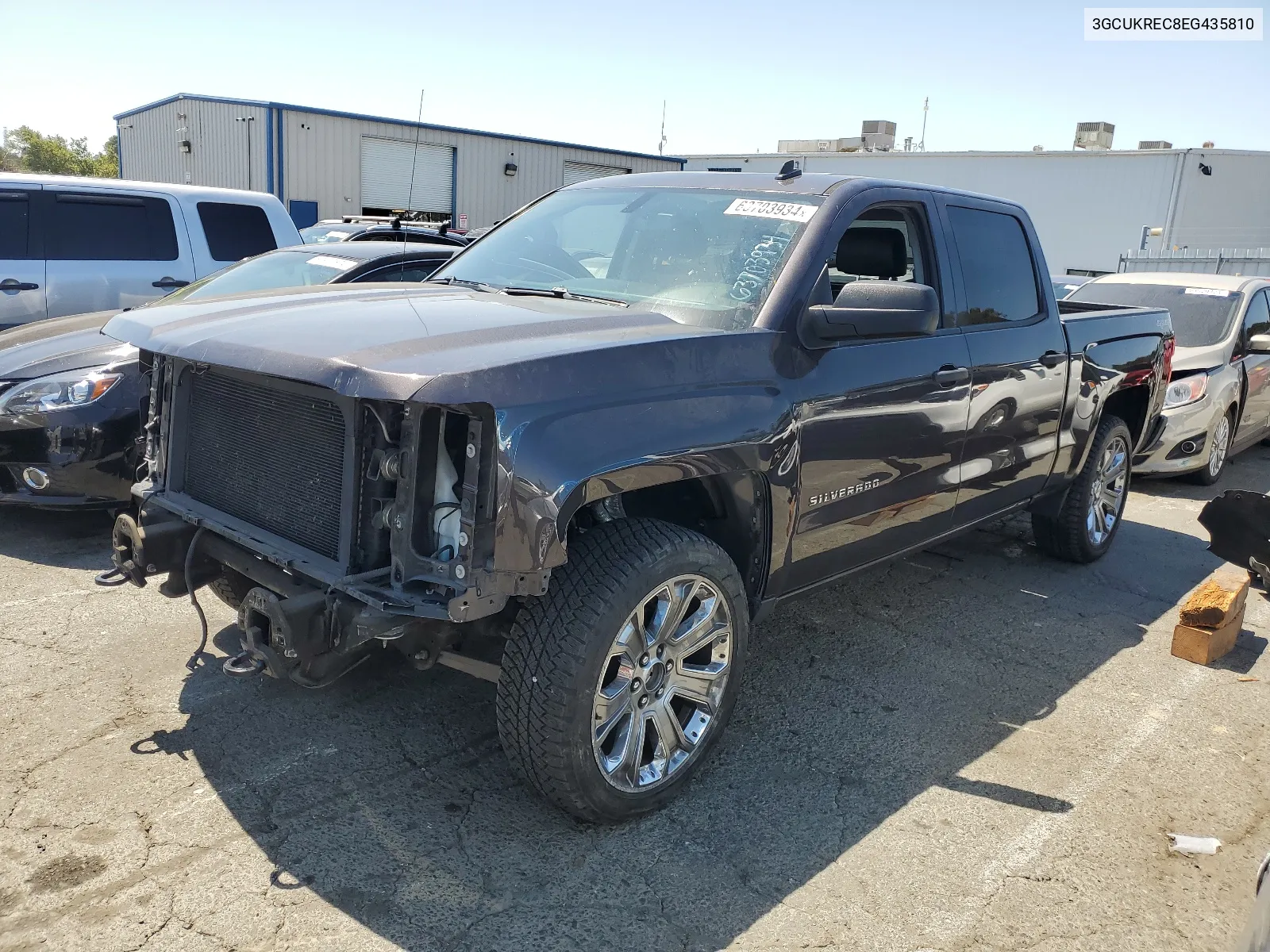 3GCUKREC8EG435810 2014 Chevrolet Silverado K1500 Lt