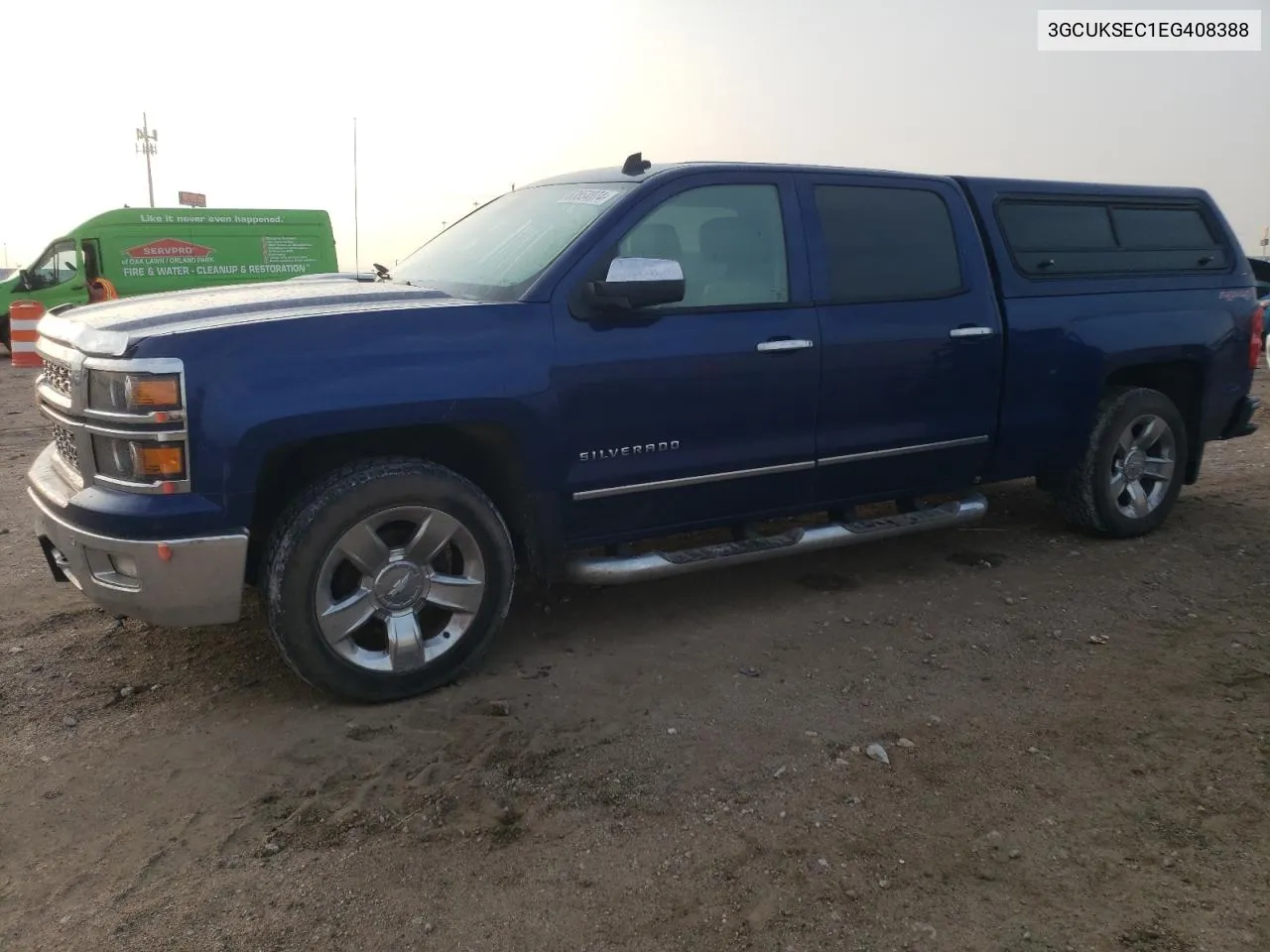 2014 Chevrolet Silverado K1500 Ltz VIN: 3GCUKSEC1EG408388 Lot: 63854074