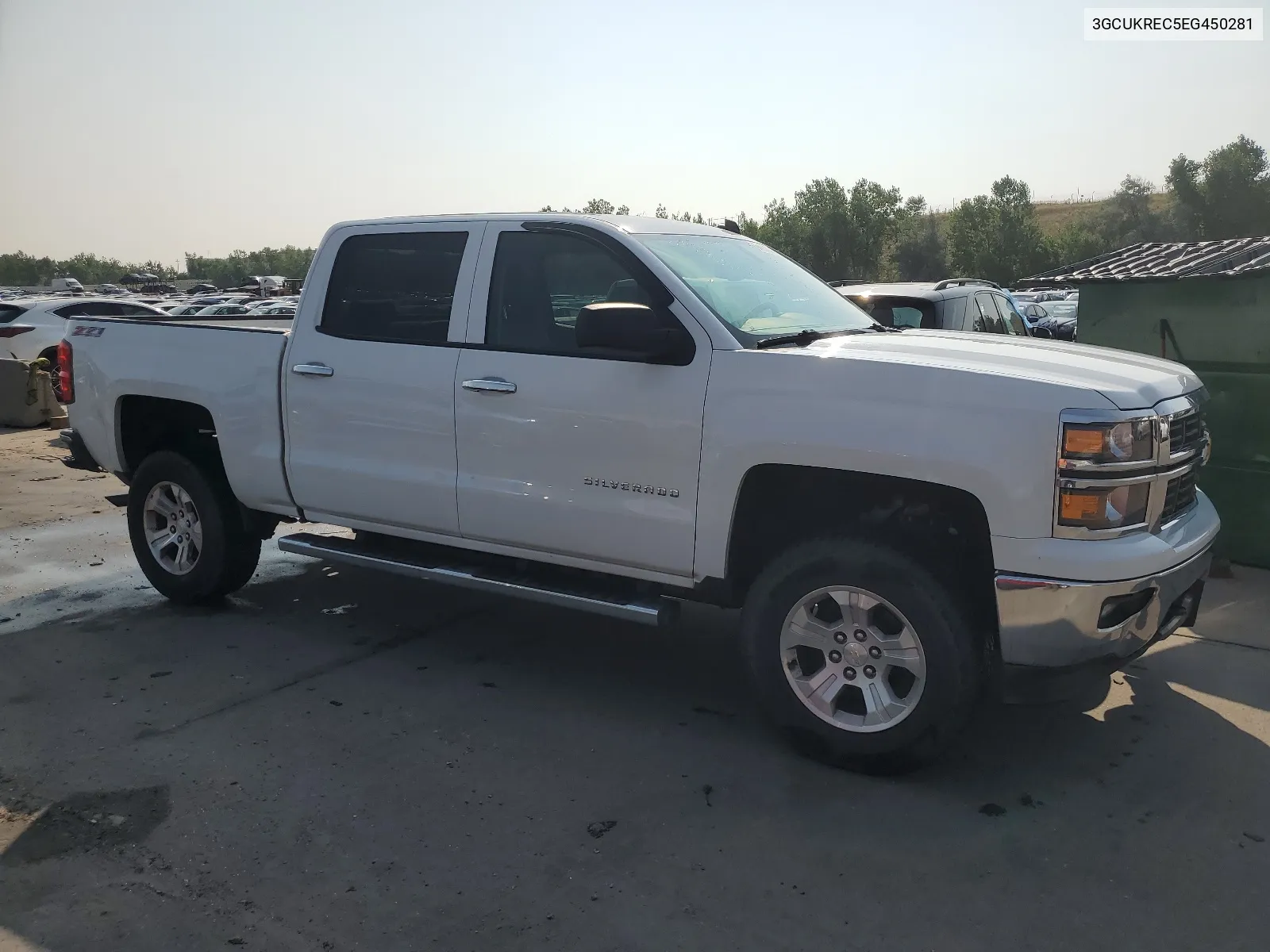 2014 Chevrolet Silverado K1500 Lt VIN: 3GCUKREC5EG450281 Lot: 64199864