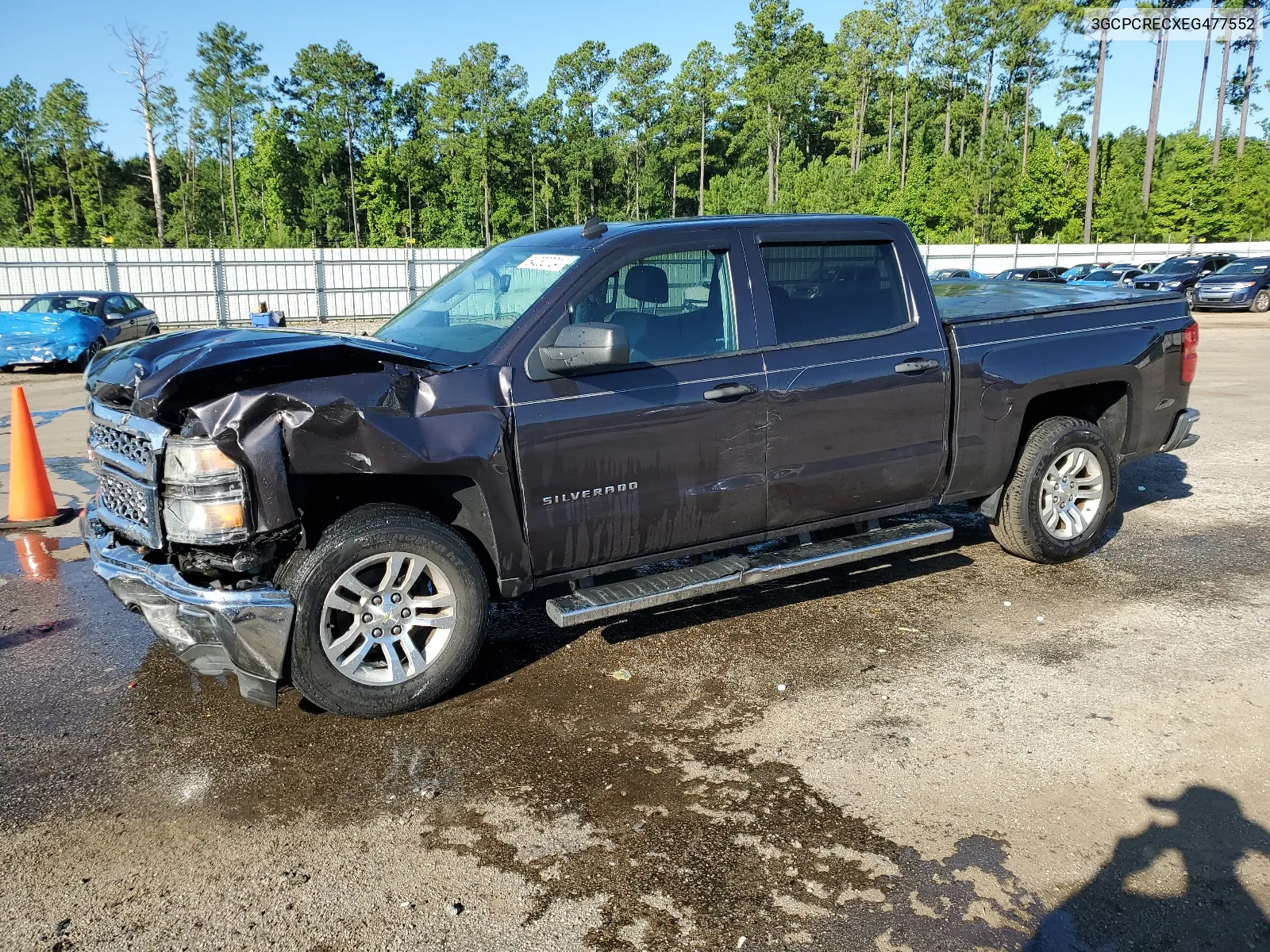 2014 Chevrolet Silverado C1500 Lt VIN: 3GCPCRECXEG477552 Lot: 64232724