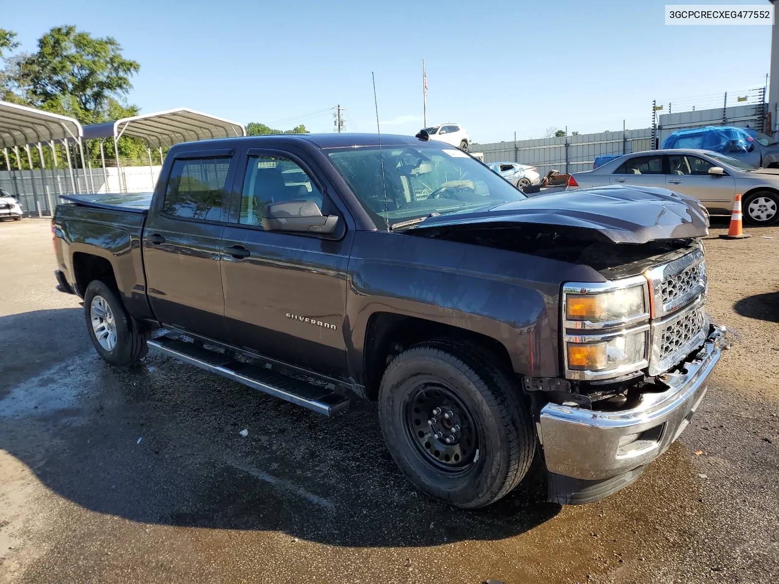 2014 Chevrolet Silverado C1500 Lt VIN: 3GCPCRECXEG477552 Lot: 64232724