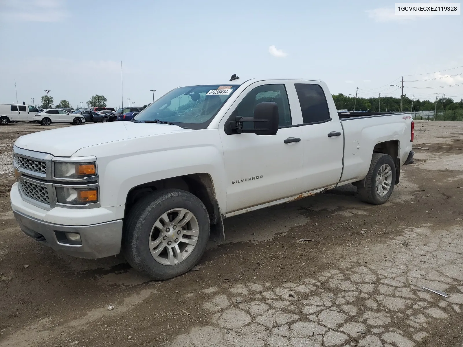 2014 Chevrolet Silverado K1500 Lt VIN: 1GCVKRECXEZ119328 Lot: 64238414