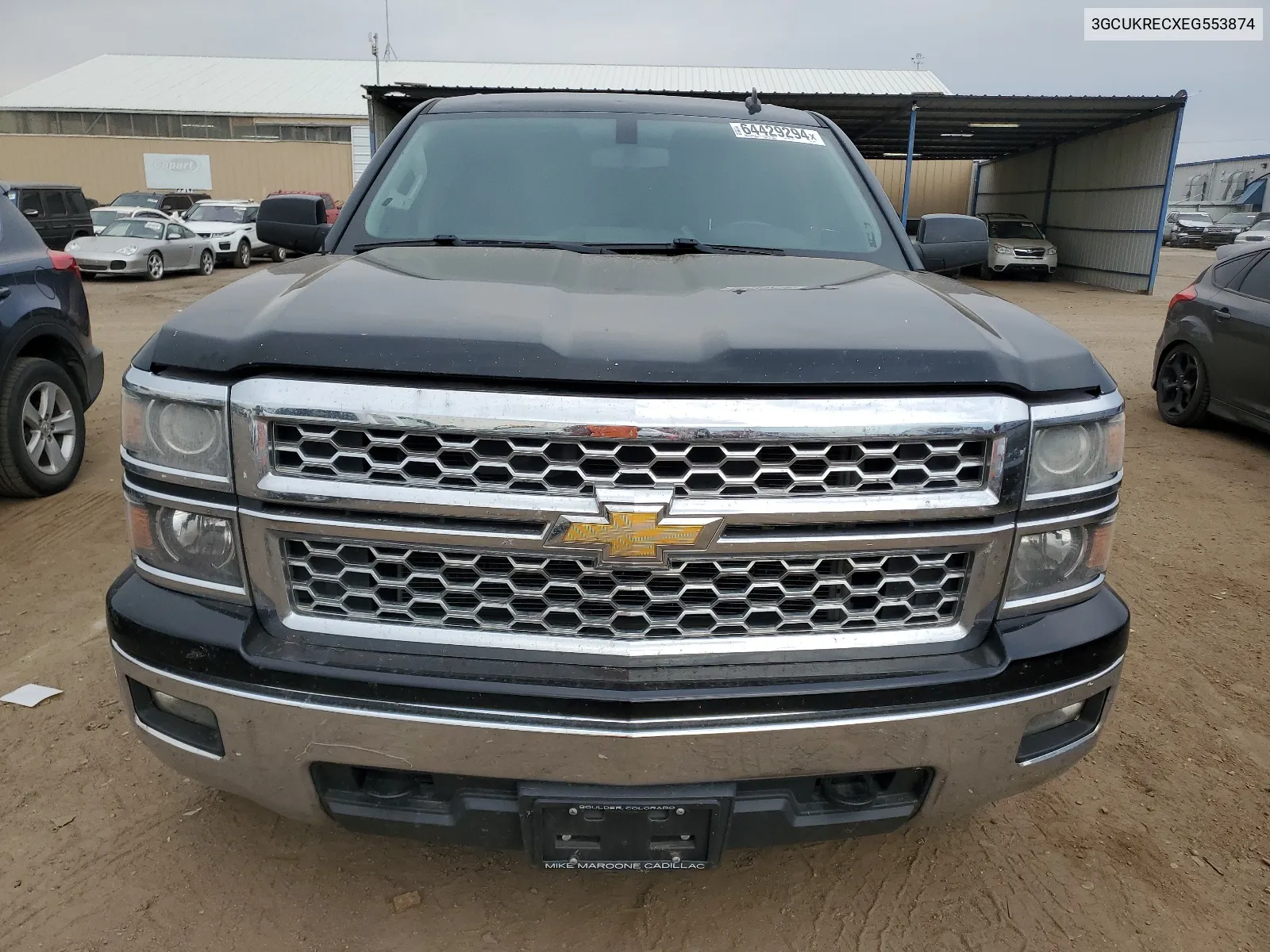 3GCUKRECXEG553874 2014 Chevrolet Silverado K1500 Lt