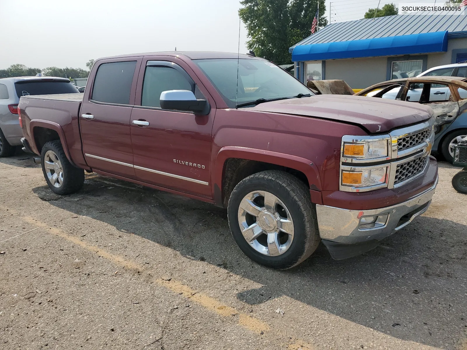 2014 Chevrolet Silverado K1500 Ltz VIN: 3GCUKSEC1EG400095 Lot: 64472274