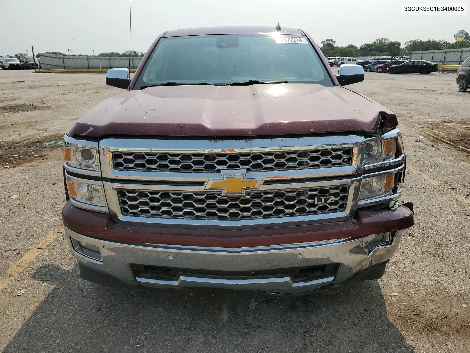 2014 Chevrolet Silverado K1500 Ltz VIN: 3GCUKSEC1EG400095 Lot: 64472274