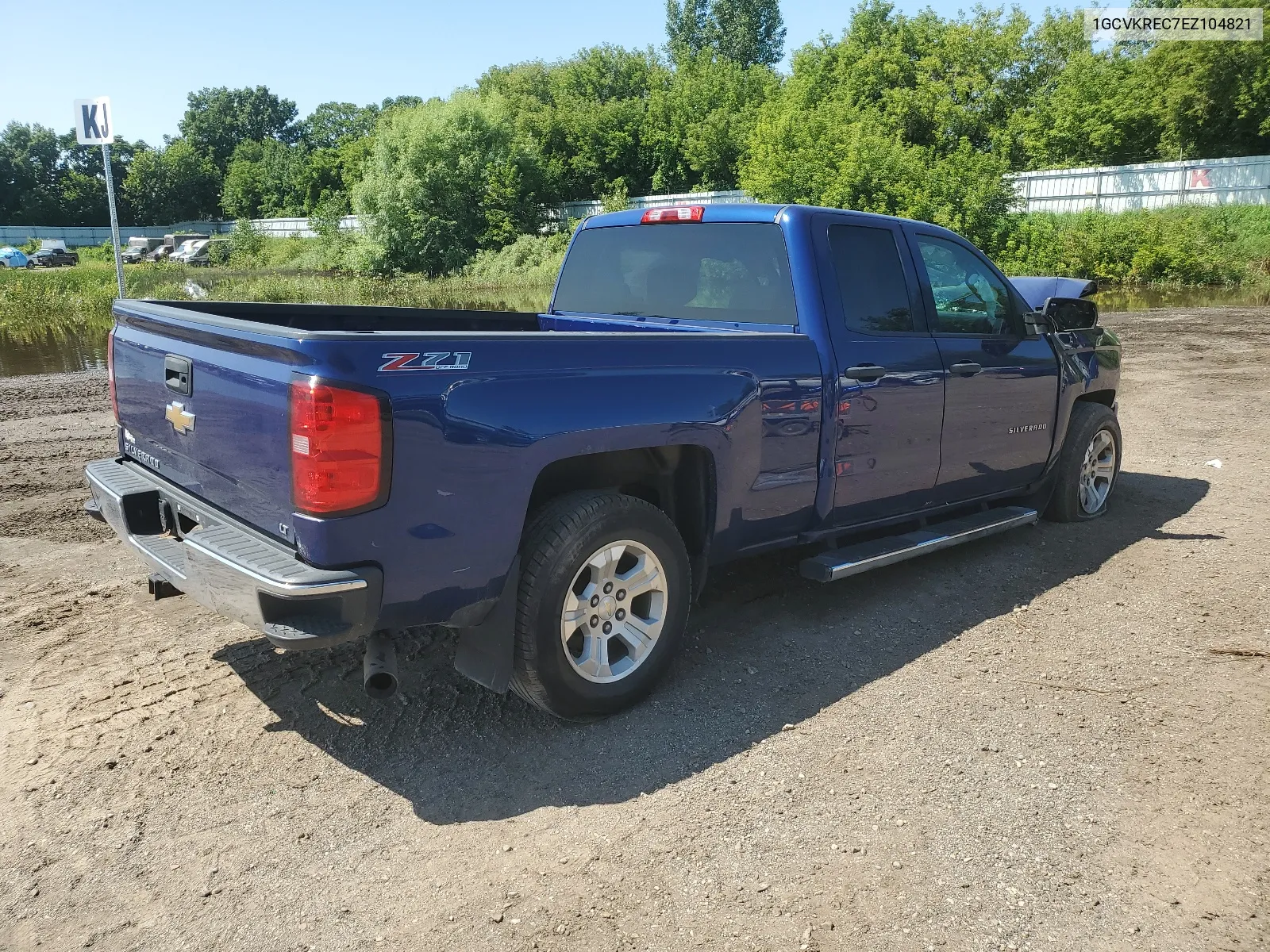 2014 Chevrolet Silverado K1500 Lt VIN: 1GCVKREC7EZ104821 Lot: 64571844