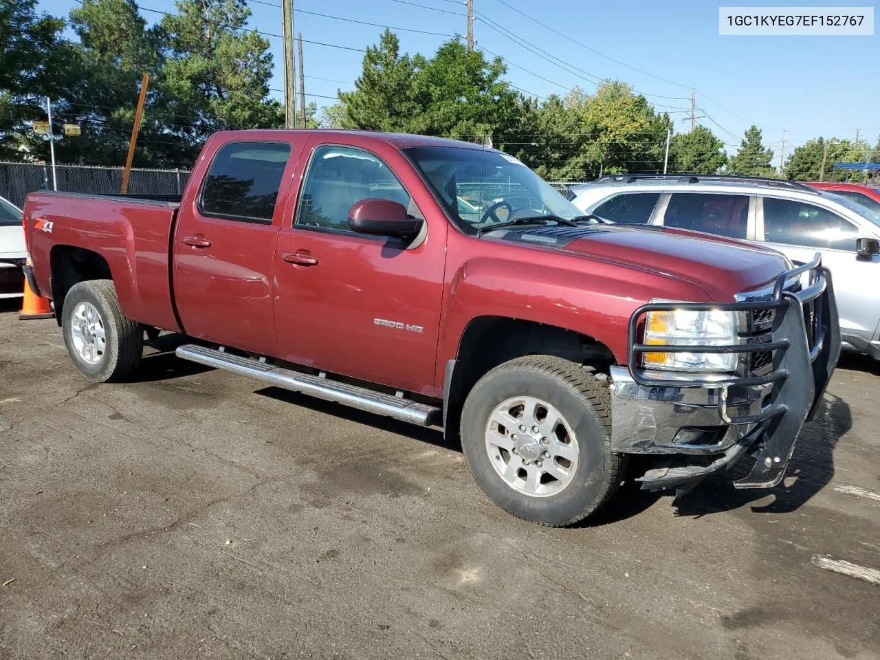 2014 Chevrolet Silverado K2500 Heavy Duty Ltz VIN: 1GC1KYEG7EF152767 Lot: 64777314