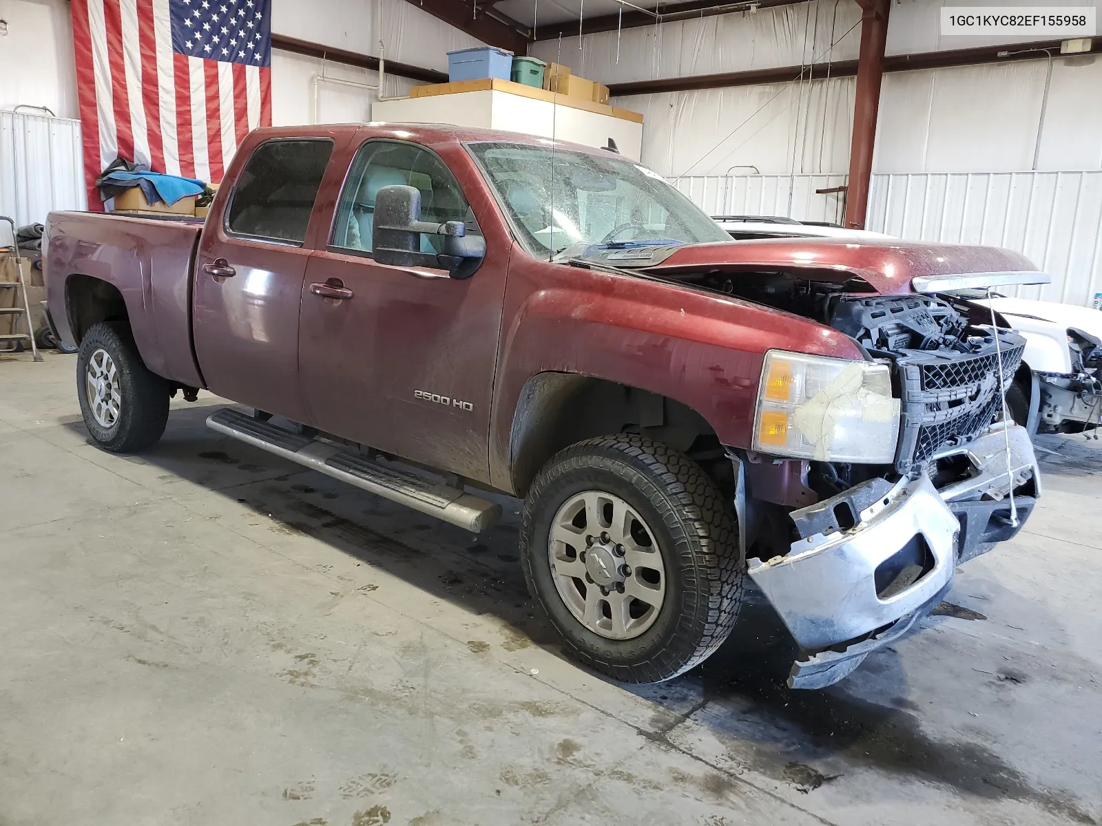 2014 Chevrolet Silverado K2500 Heavy Duty Ltz VIN: 1GC1KYC82EF155958 Lot: 64843554