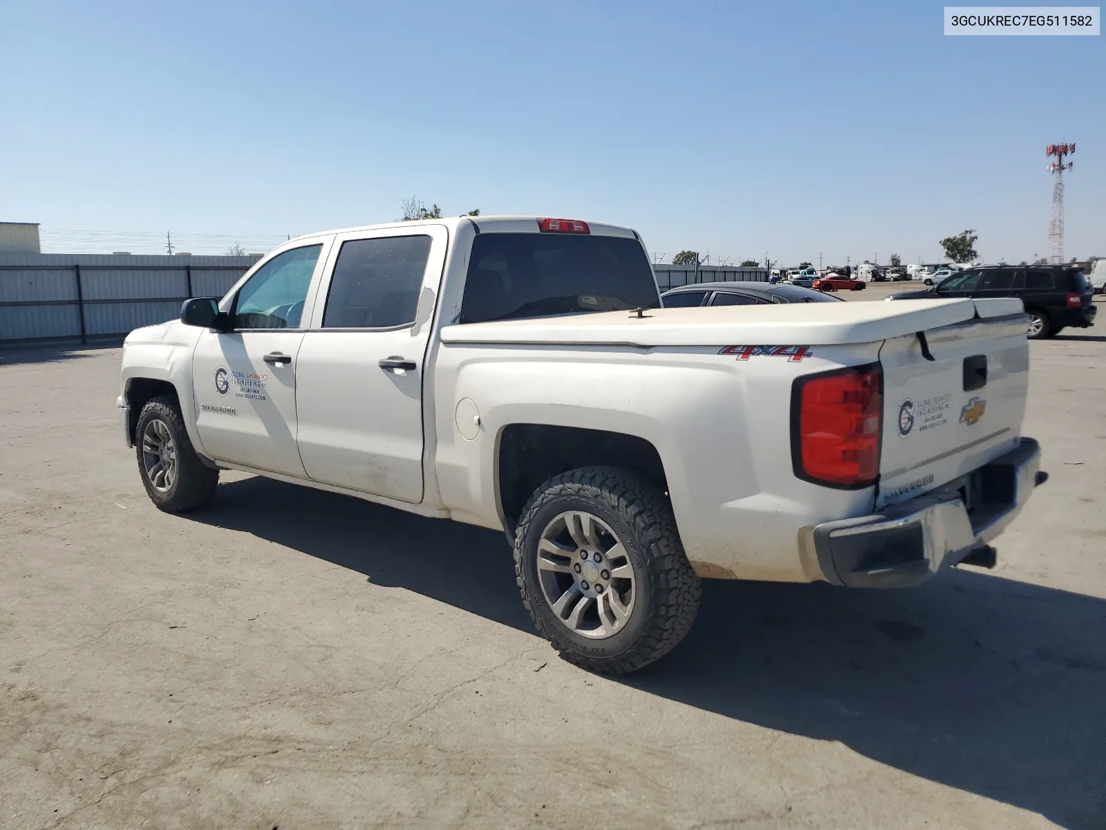 2014 Chevrolet Silverado K1500 Lt VIN: 3GCUKREC7EG511582 Lot: 65082474