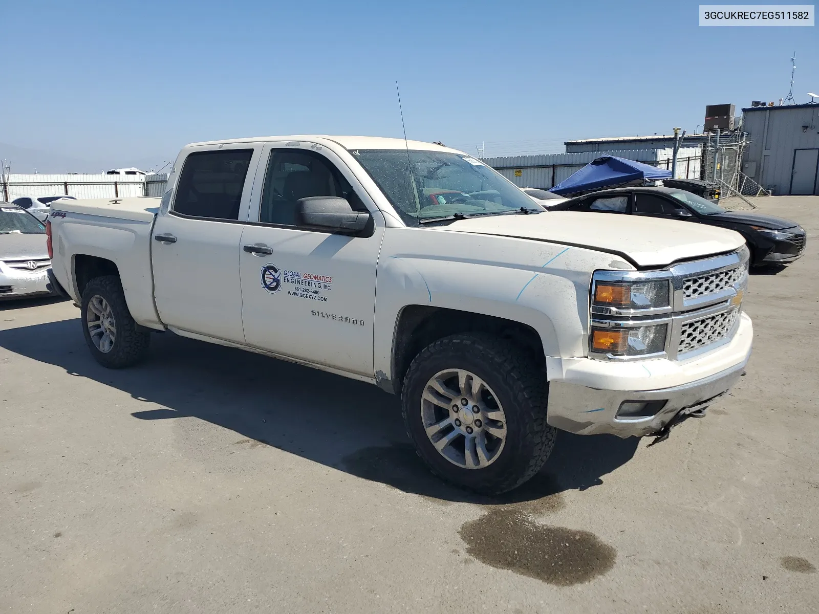 3GCUKREC7EG511582 2014 Chevrolet Silverado K1500 Lt