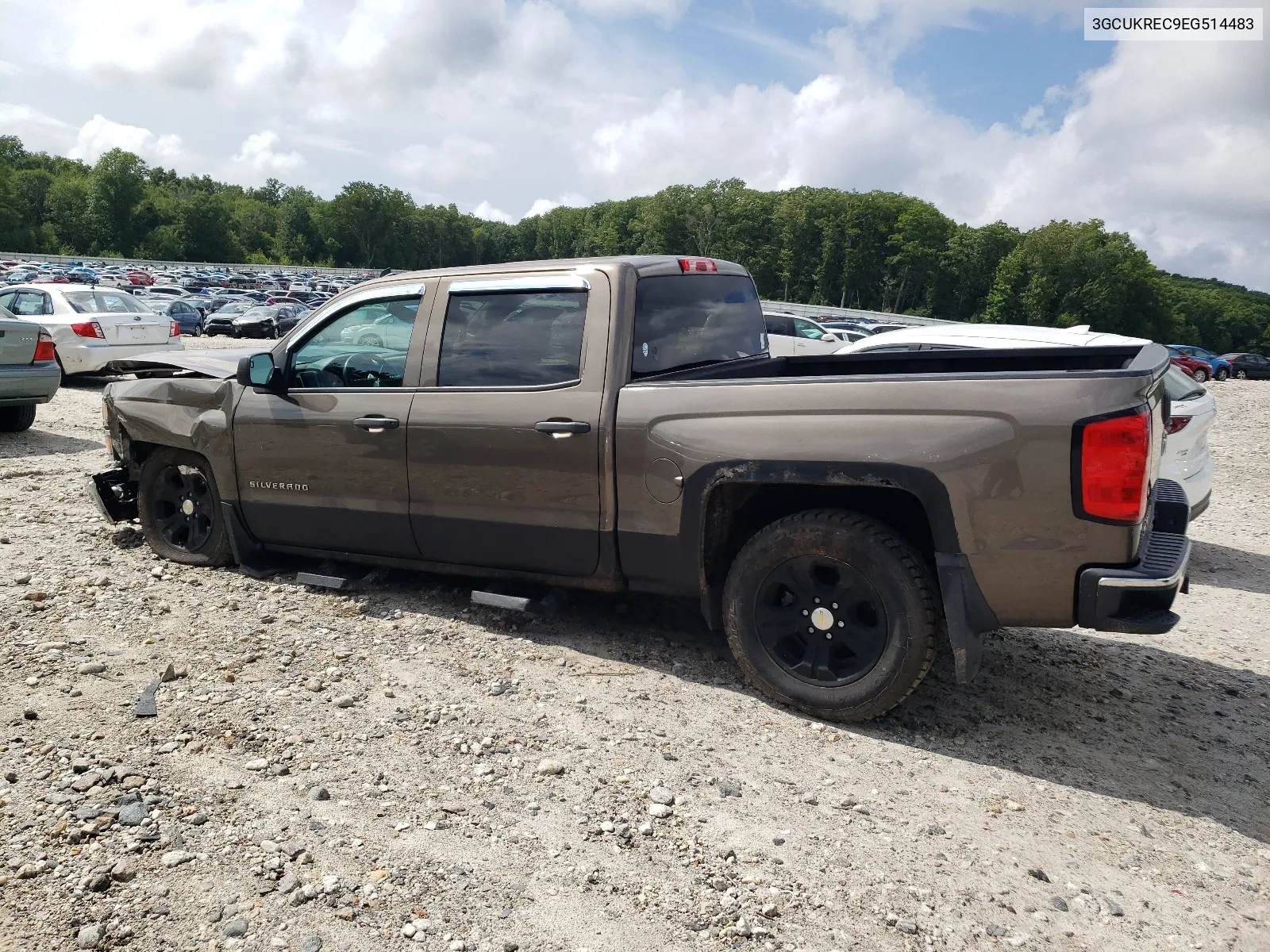 2014 Chevrolet Silverado K1500 Lt VIN: 3GCUKREC9EG514483 Lot: 65087724