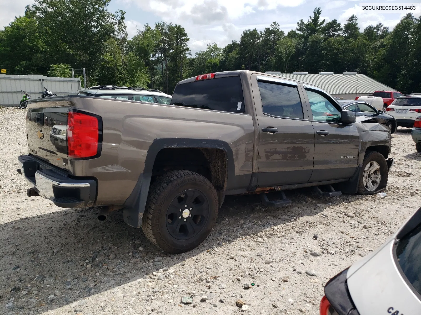 2014 Chevrolet Silverado K1500 Lt VIN: 3GCUKREC9EG514483 Lot: 65087724