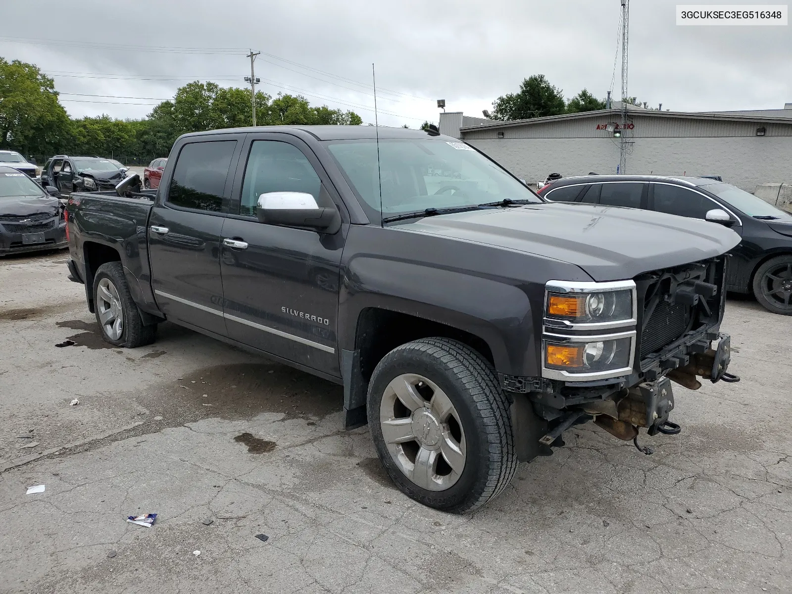 2014 Chevrolet Silverado K1500 Ltz VIN: 3GCUKSEC3EG516348 Lot: 65106064