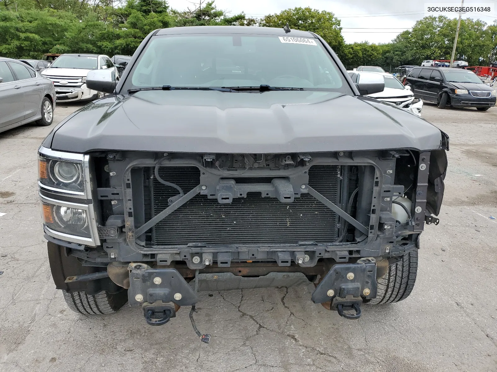 3GCUKSEC3EG516348 2014 Chevrolet Silverado K1500 Ltz