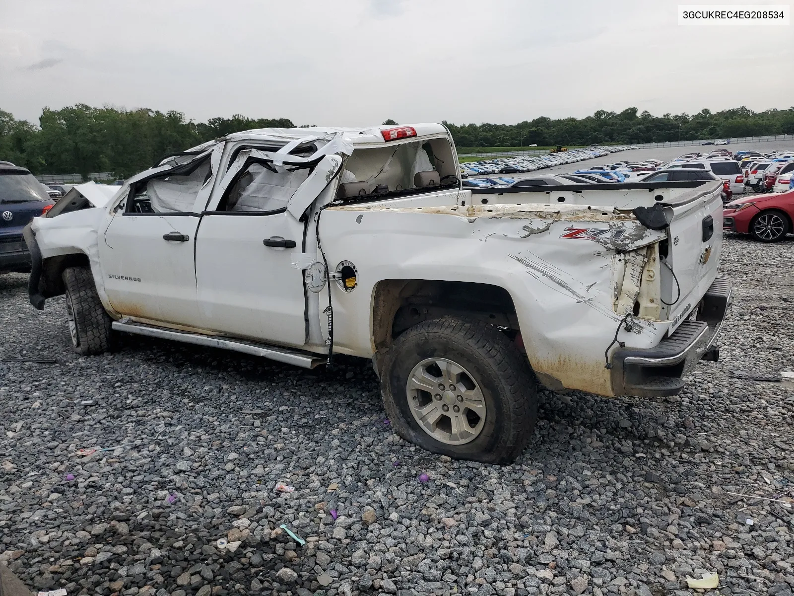 2014 Chevrolet Silverado K1500 Lt VIN: 3GCUKREC4EG208534 Lot: 65191604