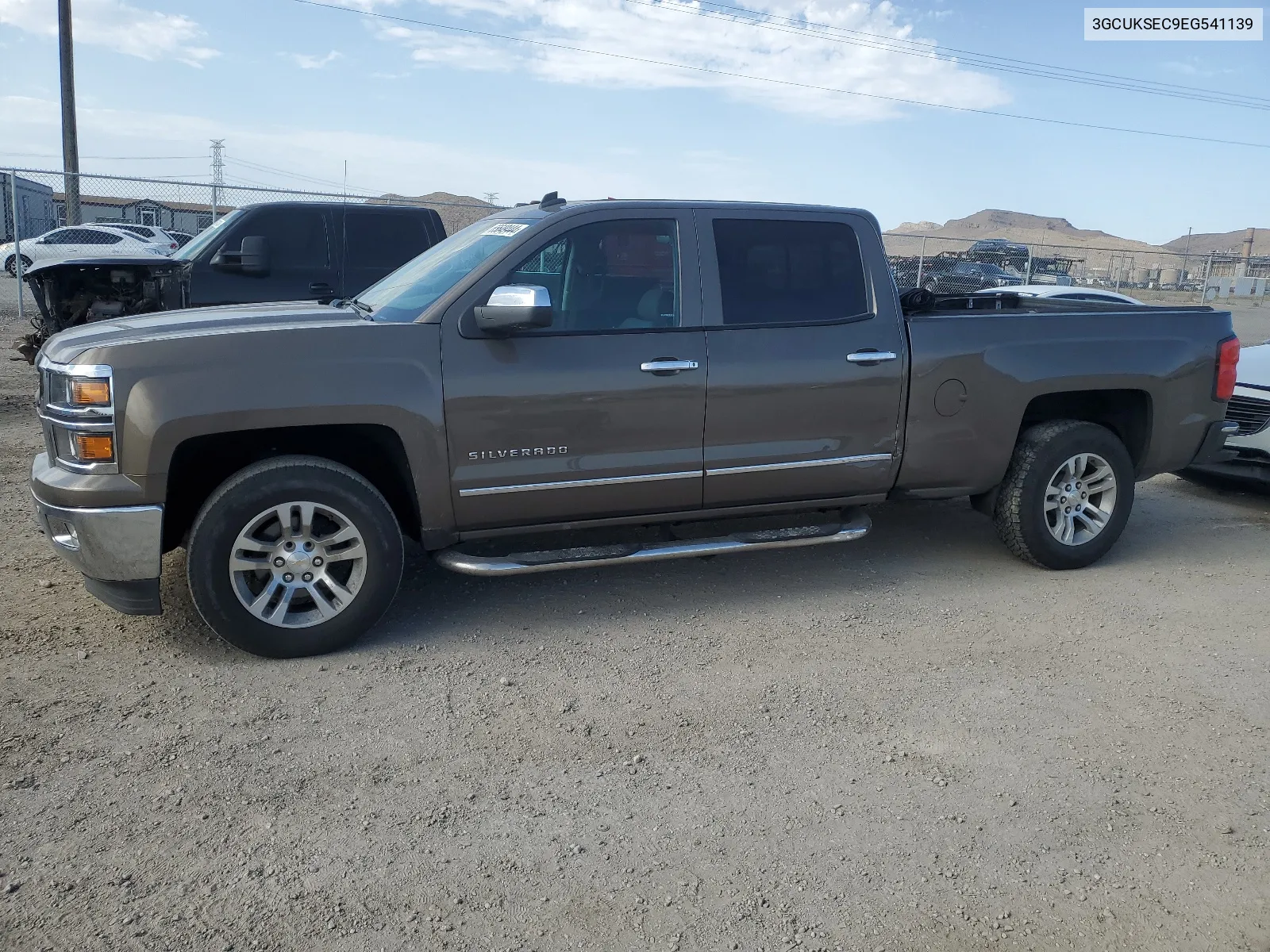 2014 Chevrolet Silverado K1500 Ltz VIN: 3GCUKSEC9EG541139 Lot: 65649444