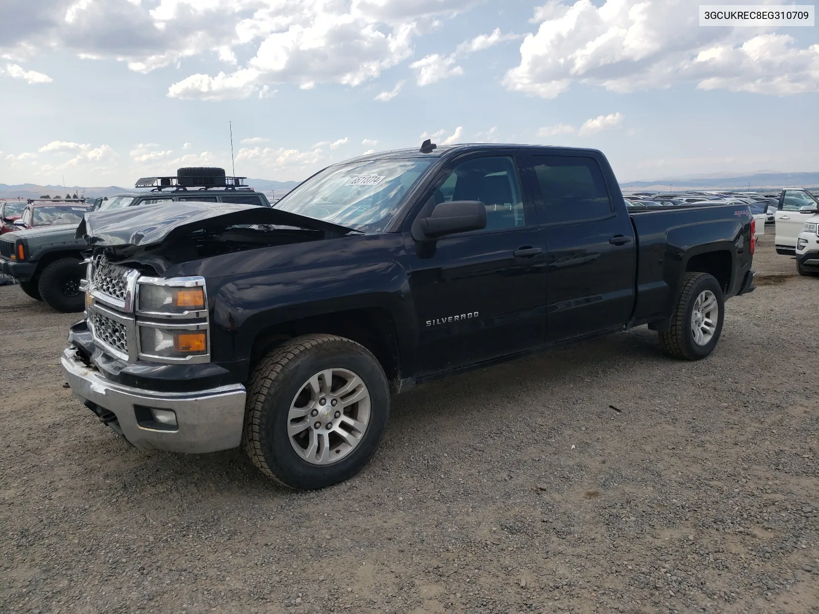 2014 Chevrolet Silverado K1500 Lt VIN: 3GCUKREC8EG310709 Lot: 65713774