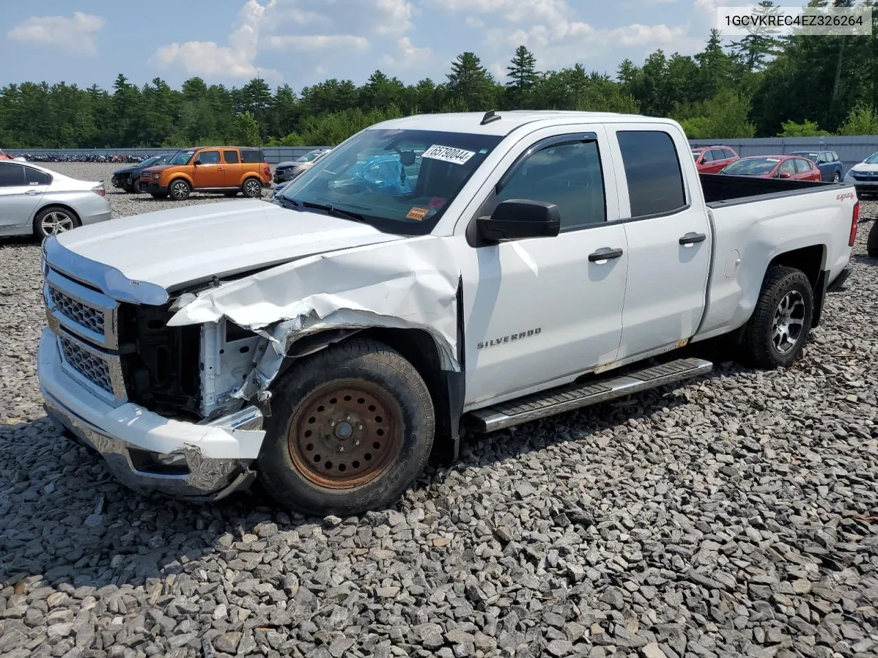 2014 Chevrolet Silverado K1500 Lt VIN: 1GCVKREC4EZ326264 Lot: 65790044