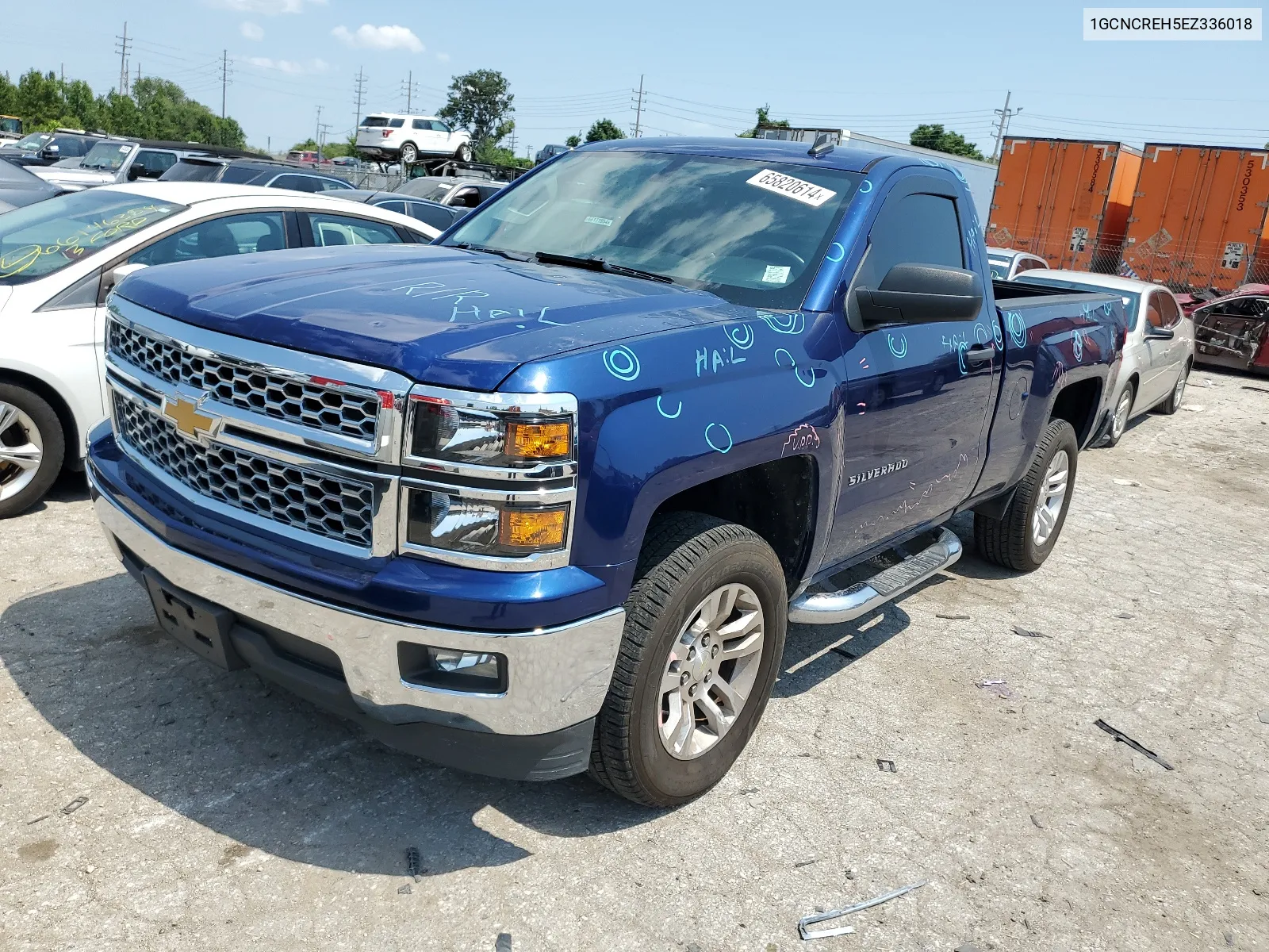 1GCNCREH5EZ336018 2014 Chevrolet Silverado C1500 Lt