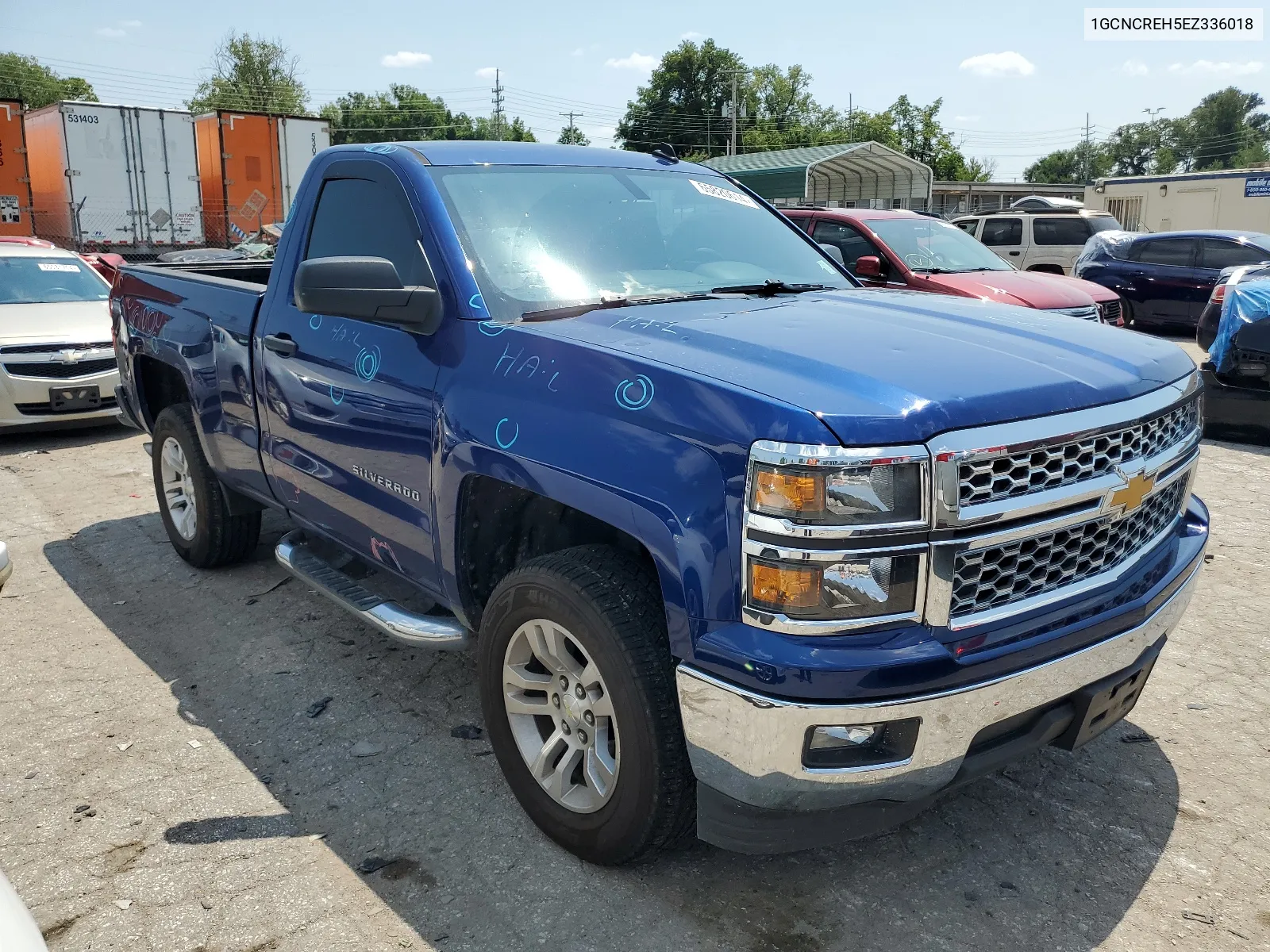 1GCNCREH5EZ336018 2014 Chevrolet Silverado C1500 Lt