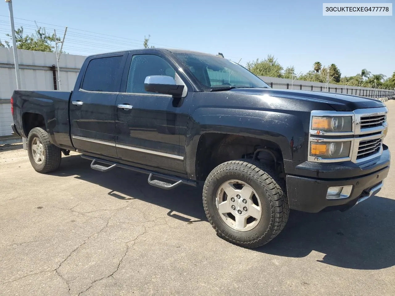 2014 Chevrolet Silverado K1500 High Country VIN: 3GCUKTECXEG477778 Lot: 66421324