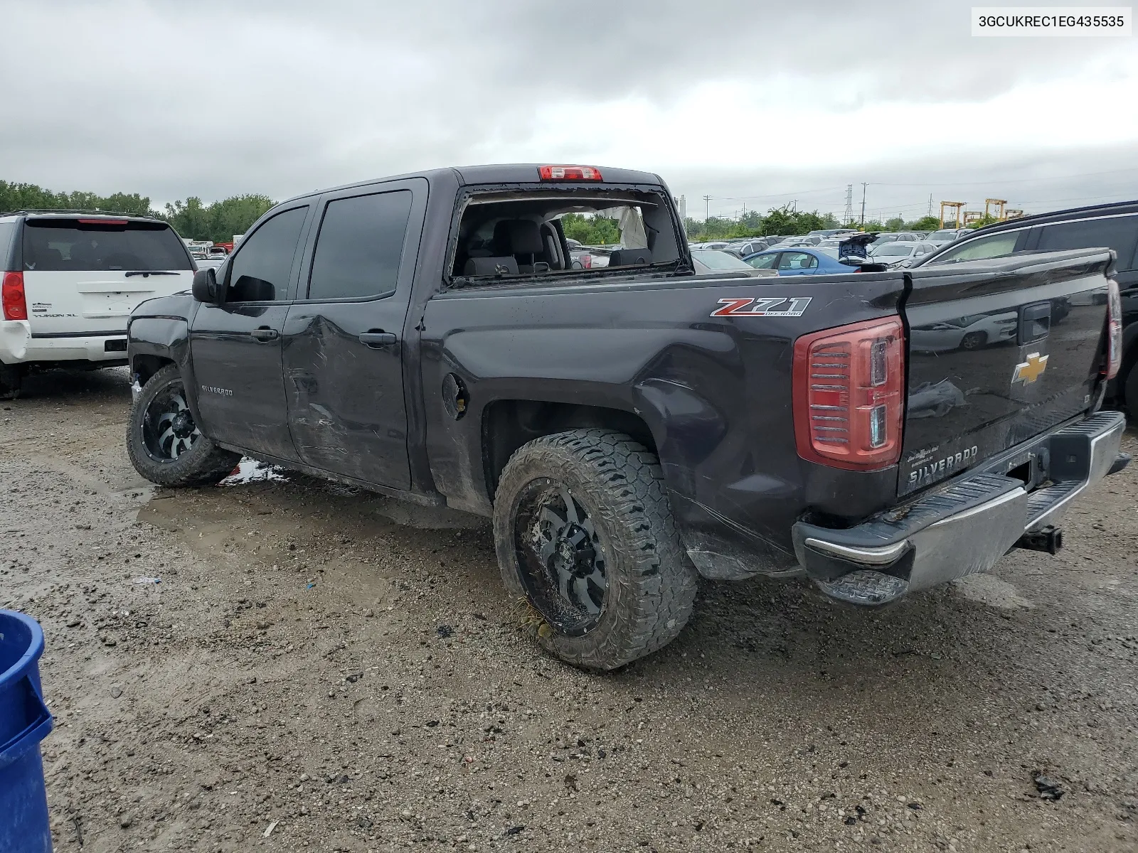 2014 Chevrolet Silverado K1500 Lt VIN: 3GCUKREC1EG435535 Lot: 66492554