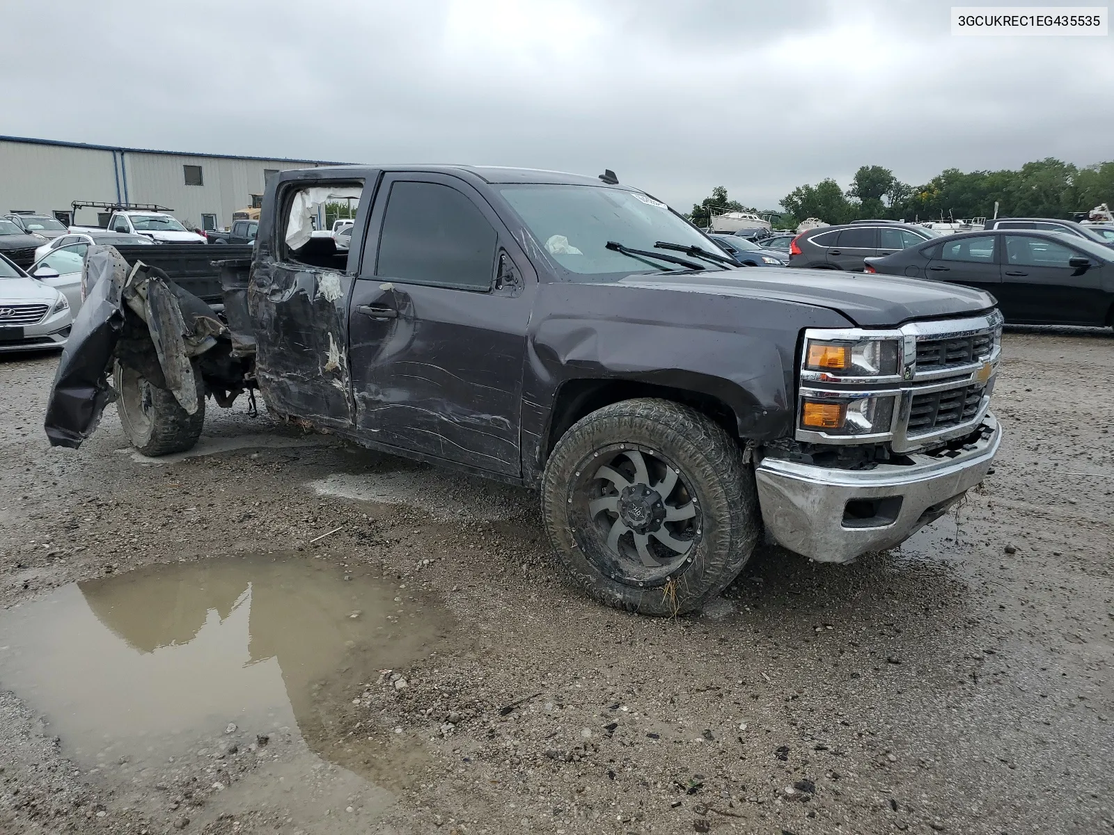 2014 Chevrolet Silverado K1500 Lt VIN: 3GCUKREC1EG435535 Lot: 66492554