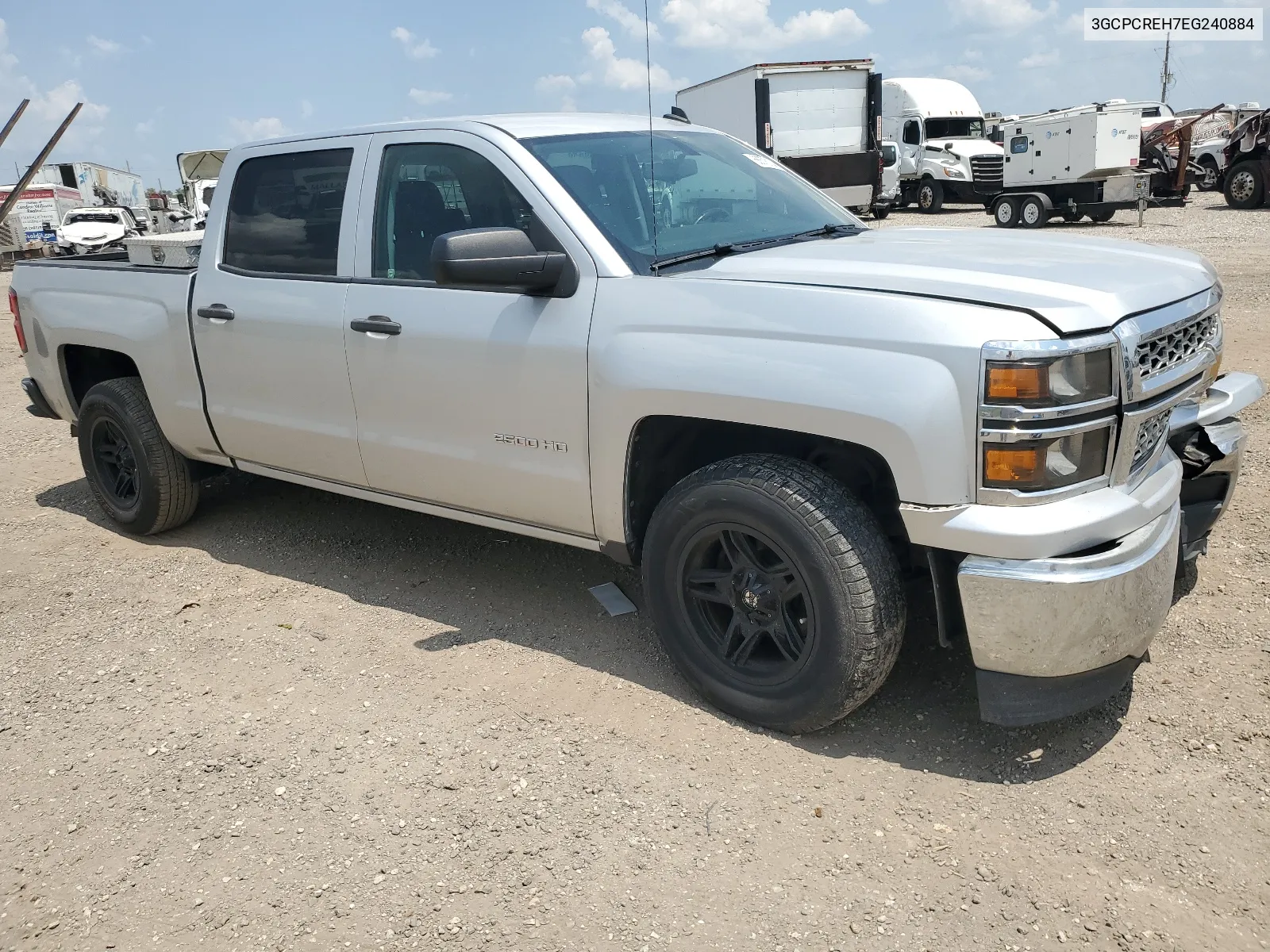 2014 Chevrolet Silverado C1500 Lt VIN: 3GCPCREH7EG240884 Lot: 66578134